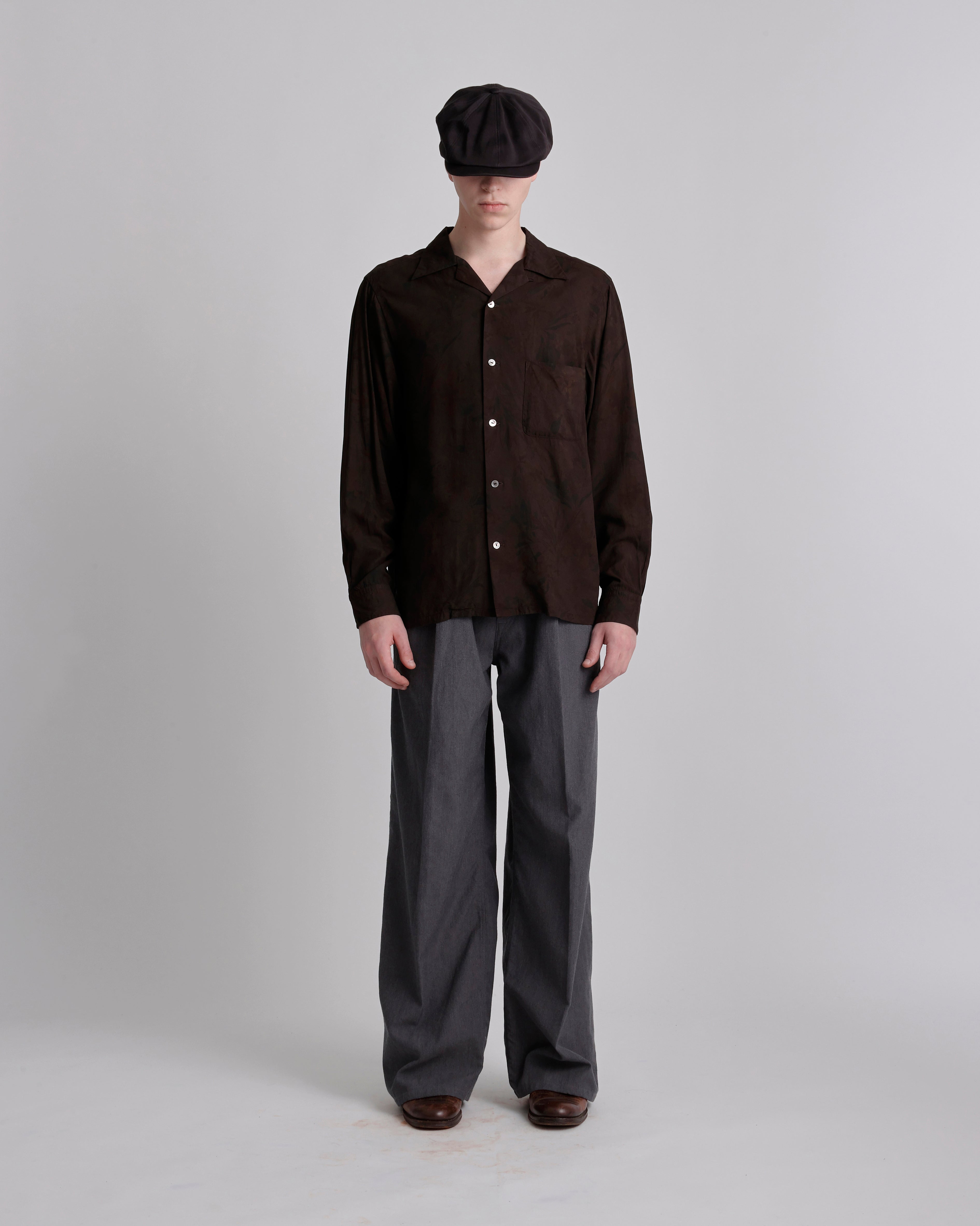 LOT.101 OPEN COLLAR SHIRT