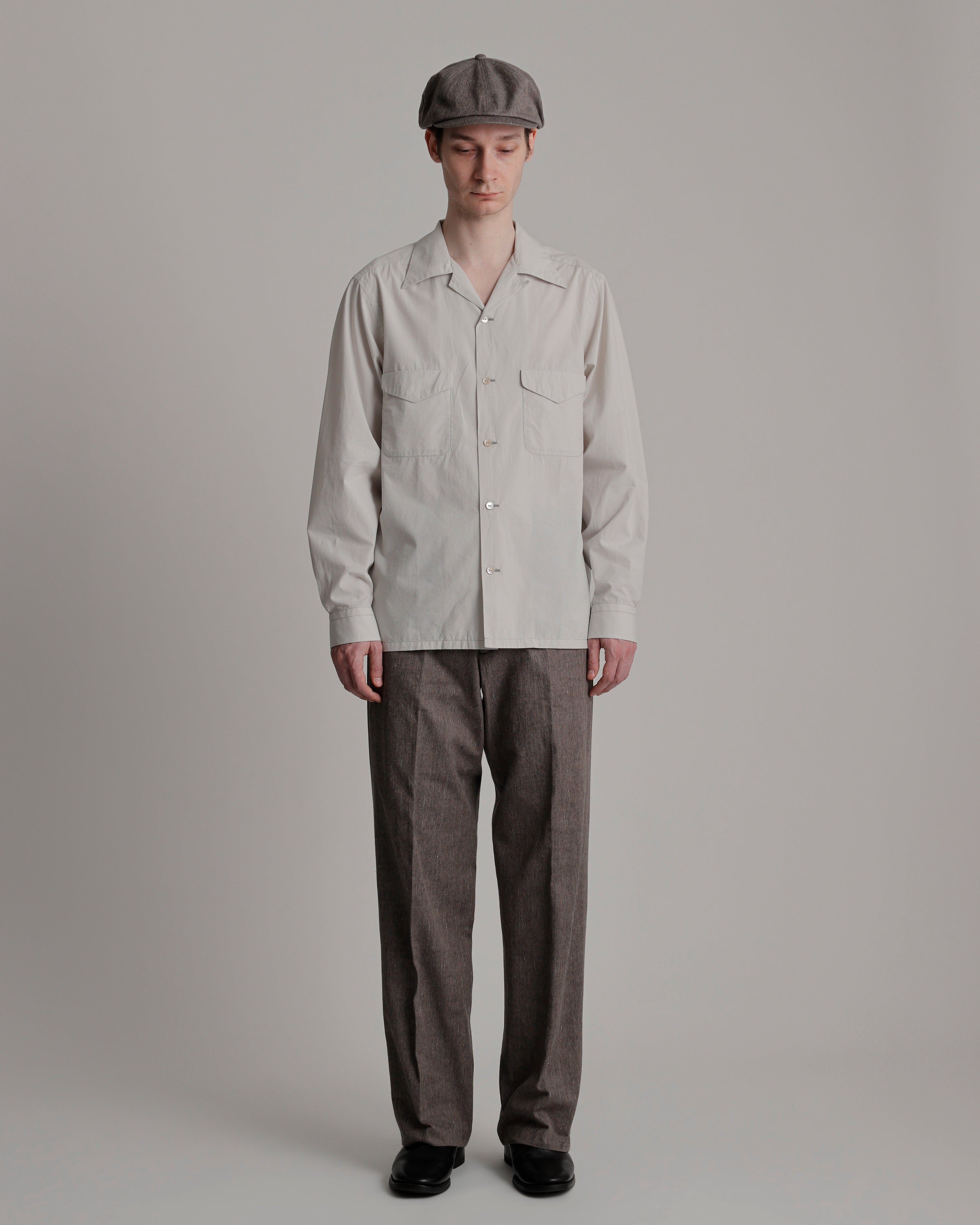 LOT.101 OPEN COLLAR SHIRT