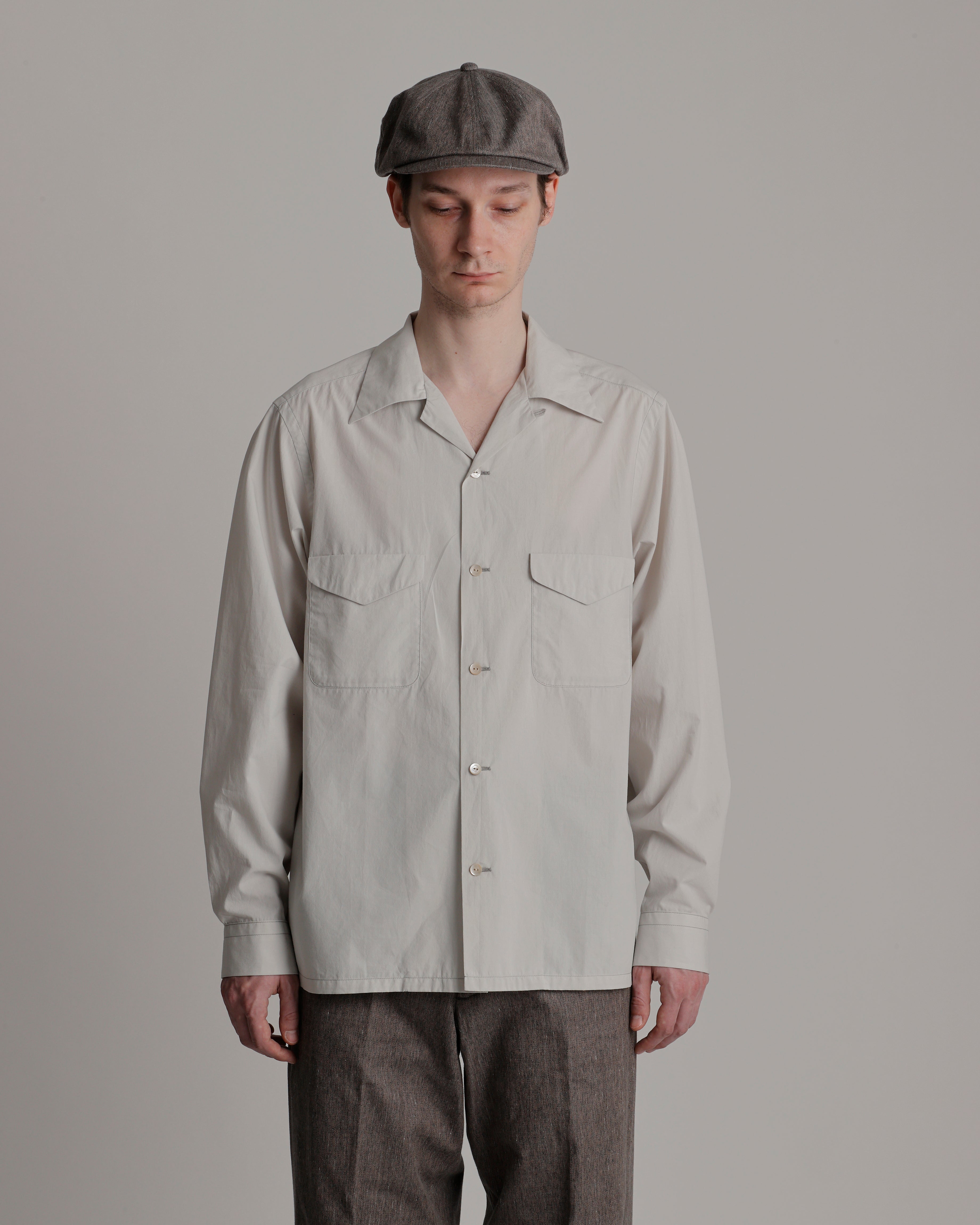 LOT.101 OPEN COLLAR SHIRT