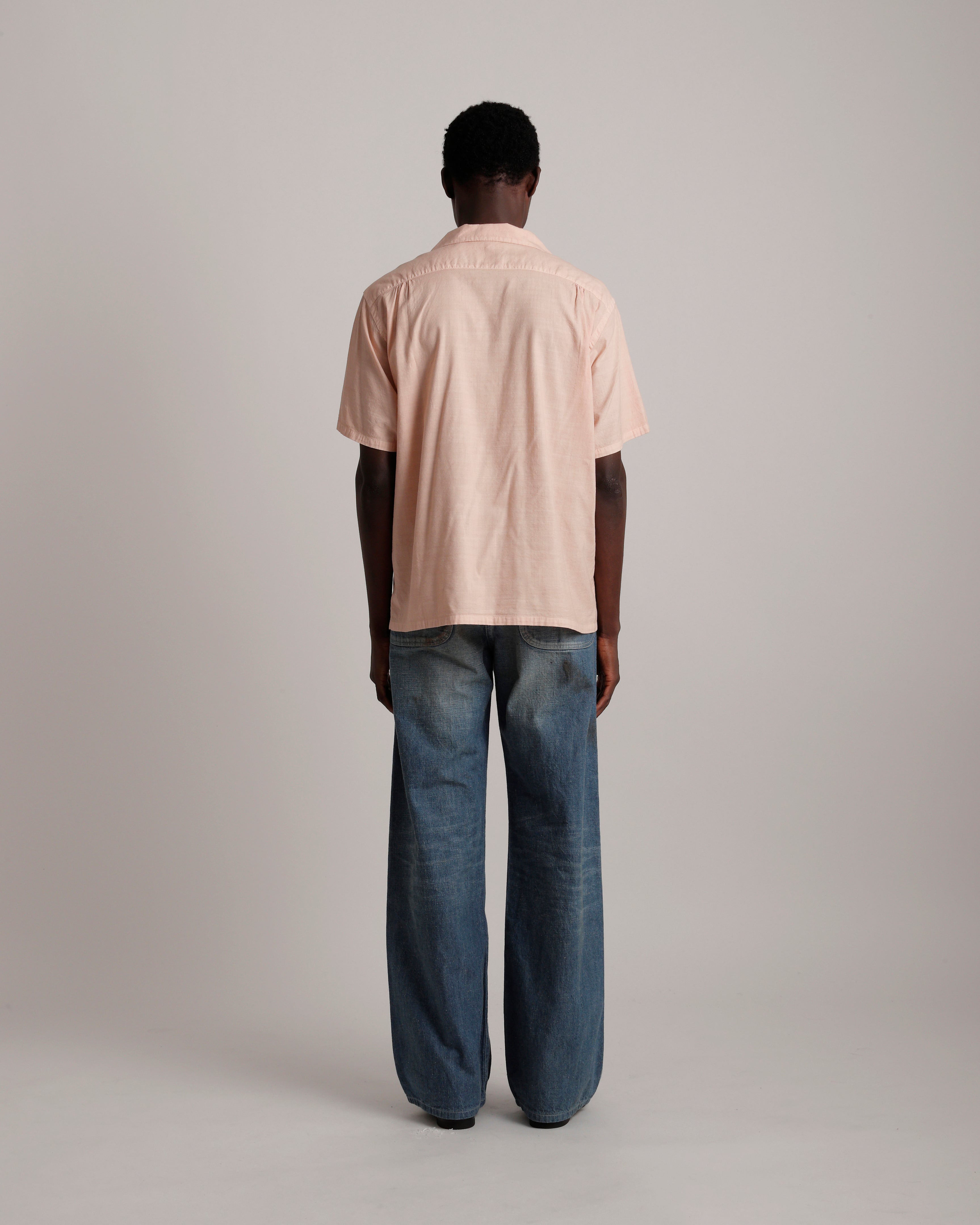 LOT.113 OPEN COLLAR SHIRT