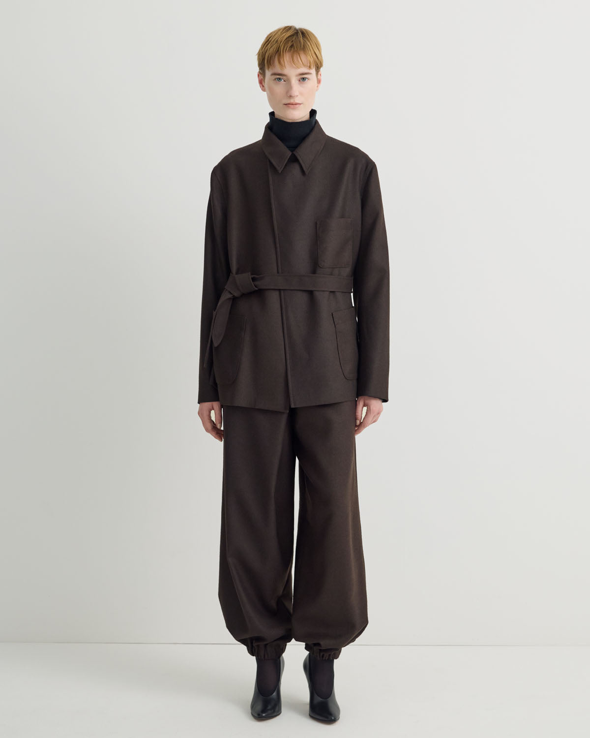 BELTED JACKET