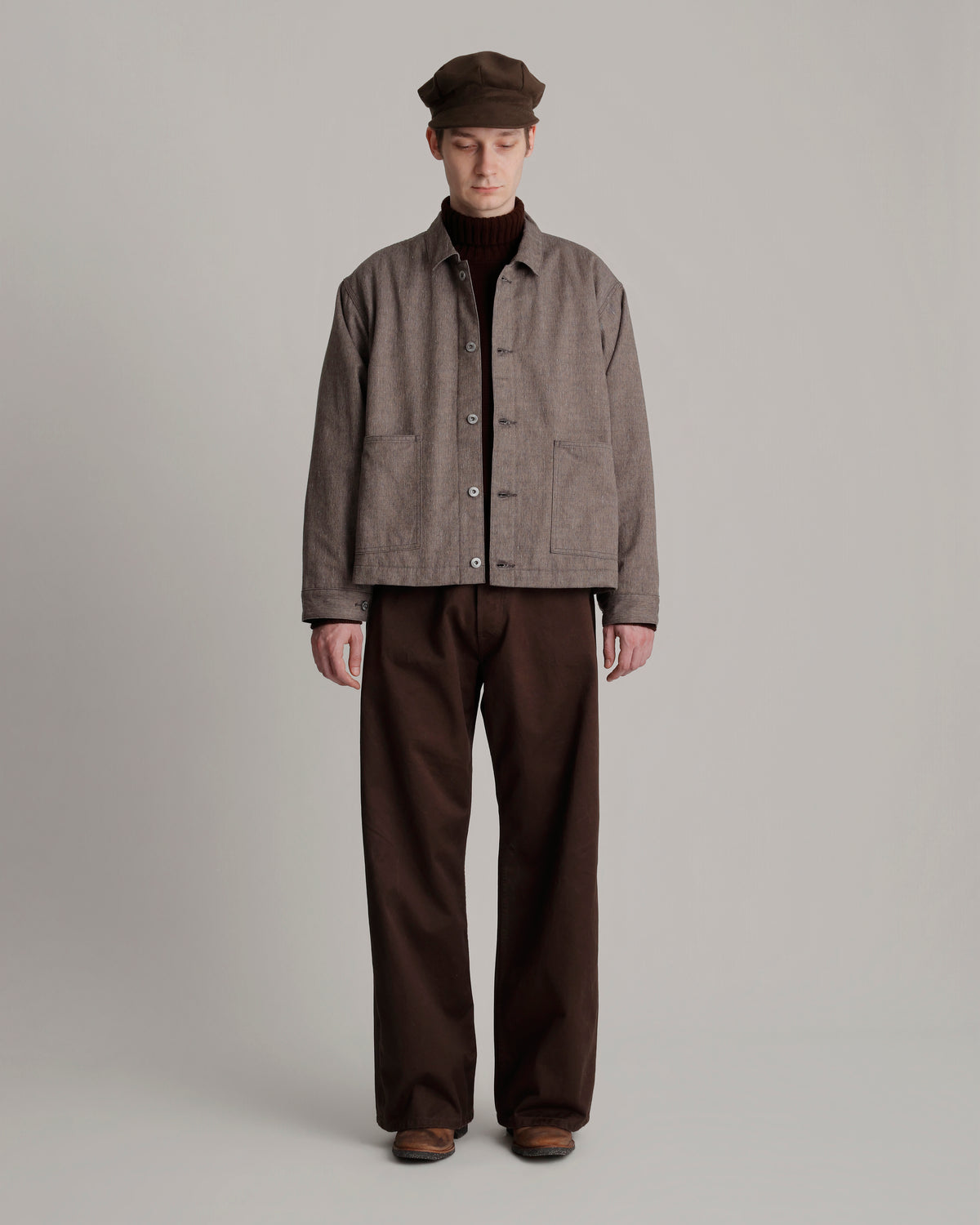 LOT.303 COVERALL JACKET WITH BLANKET LINING