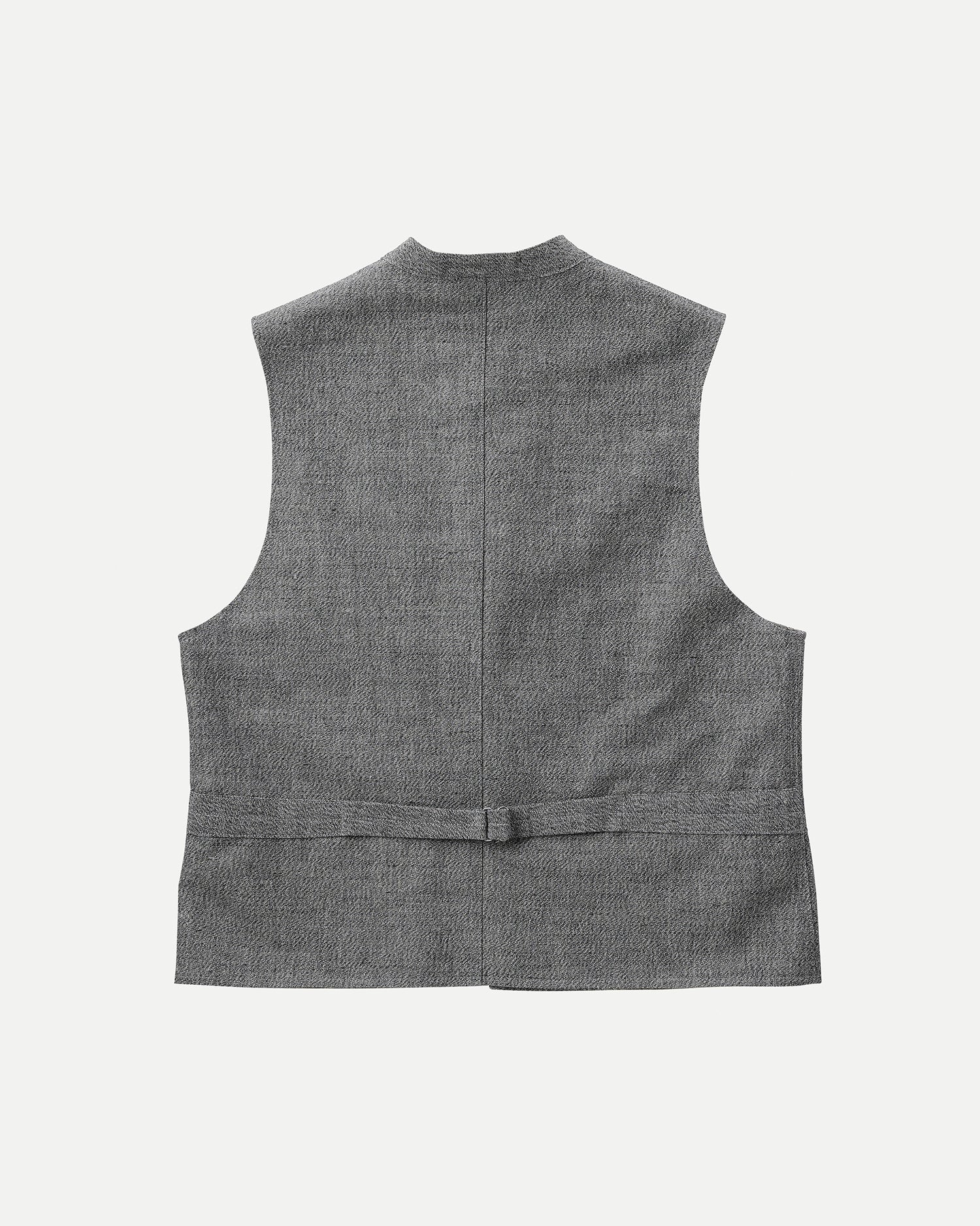 LOT.107 STAND COLLAR VEST