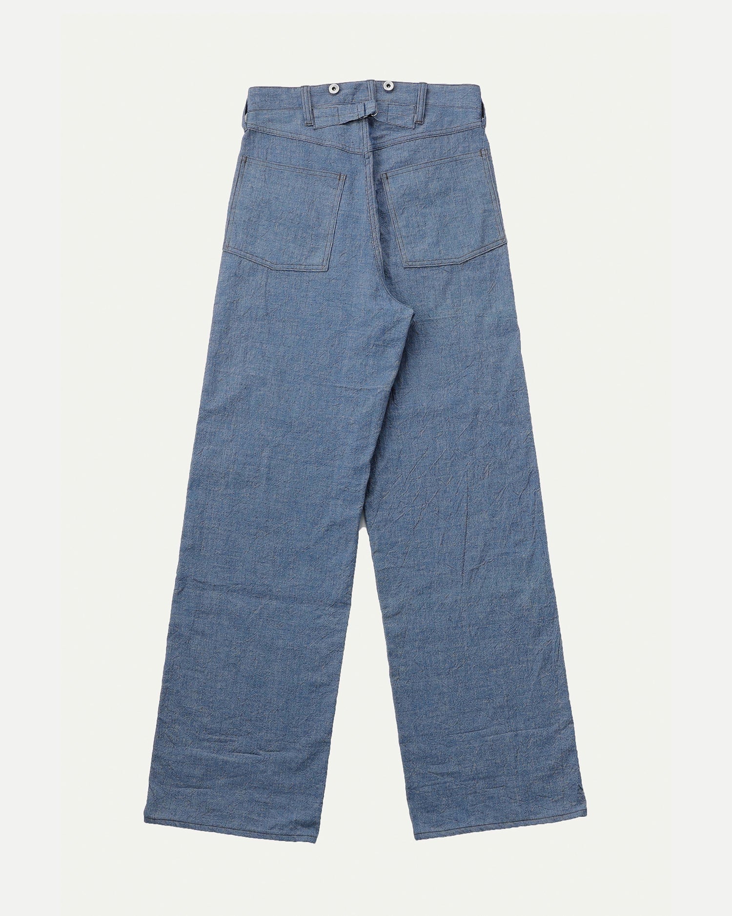 LOT.209 BUCKLE-BACKED TROUSERS