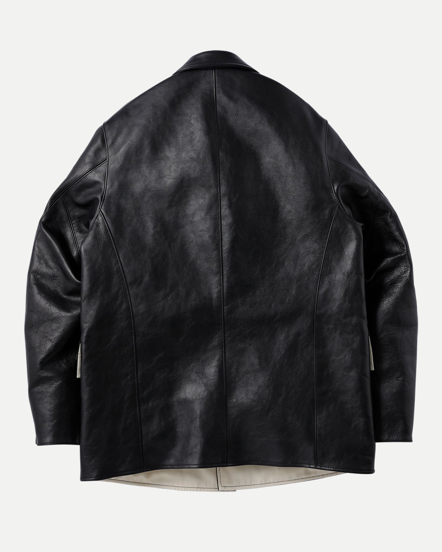LOT.803 SACK LEATHER COAT