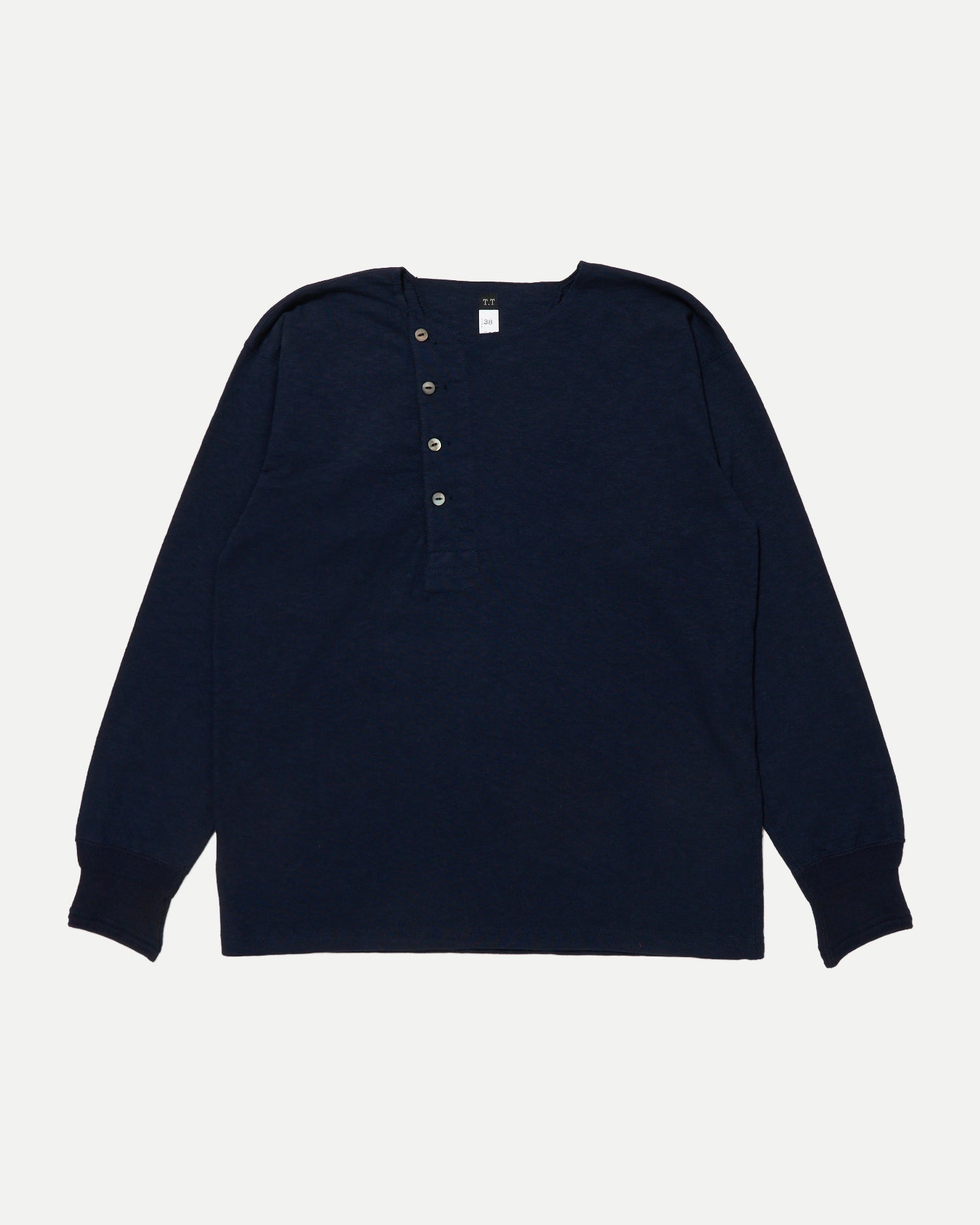 LOT.618 SIDE HENLEY NECK SHIRT