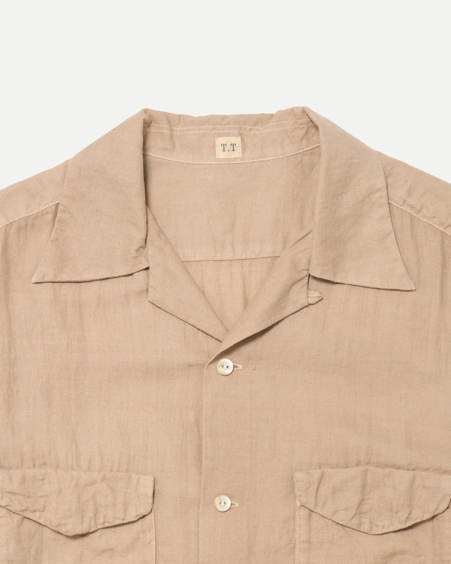 LOT.101 OPEN COLLAR SHIRT