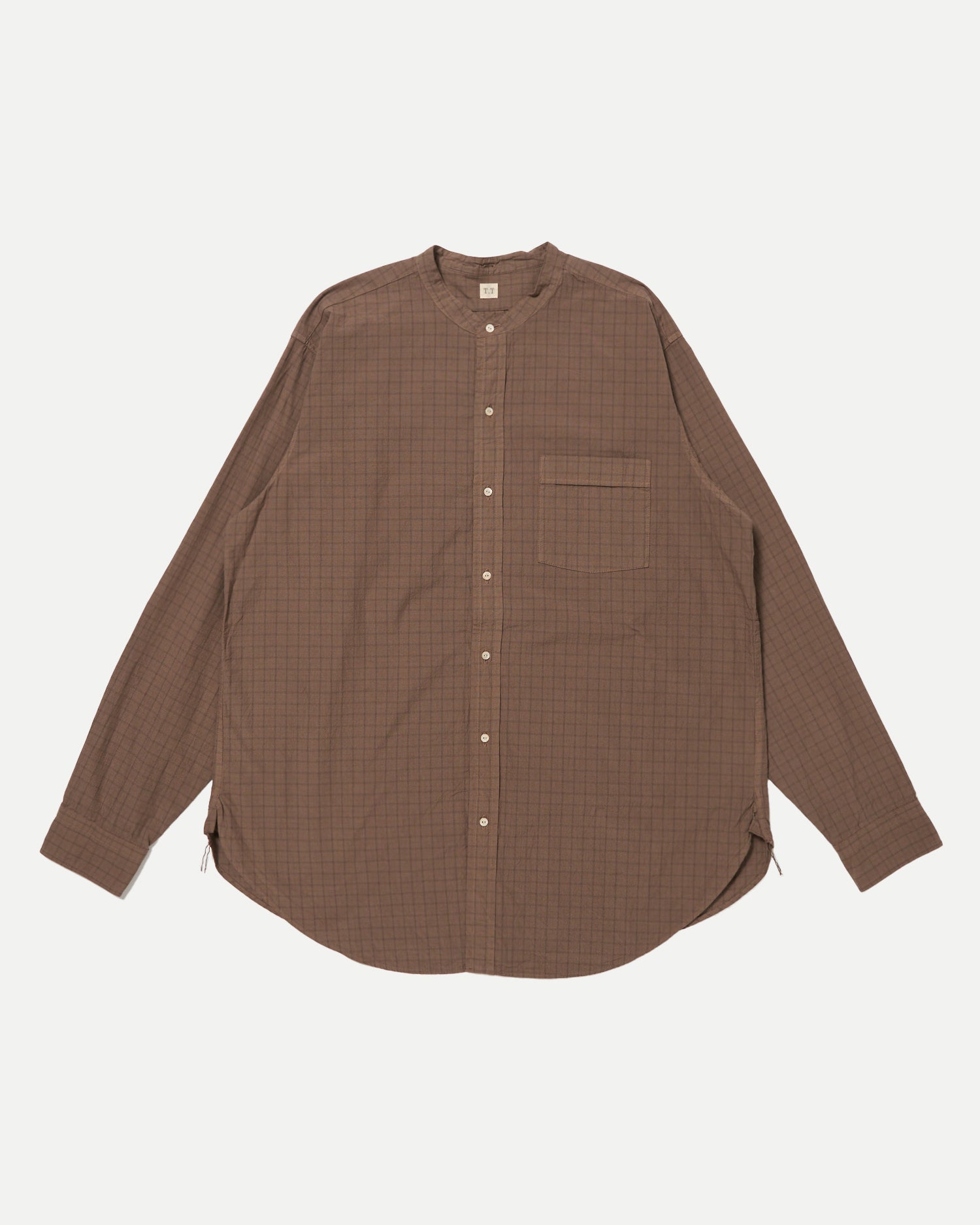 LOT.104 BAND COLLAR SHIRT