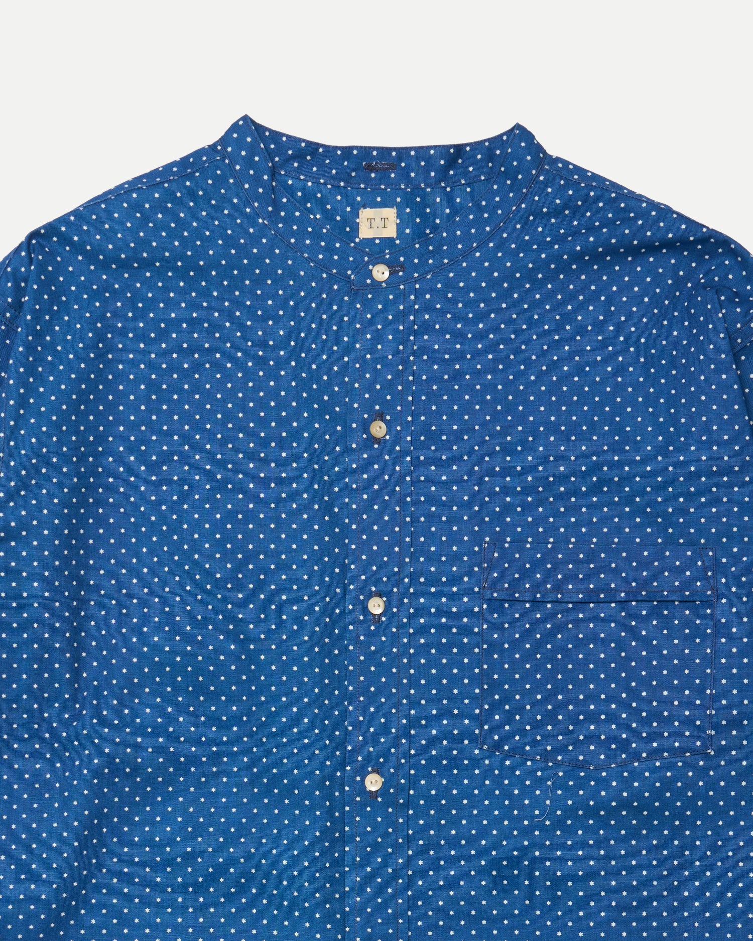 LOT.104 BAND COLLAR SHIRT