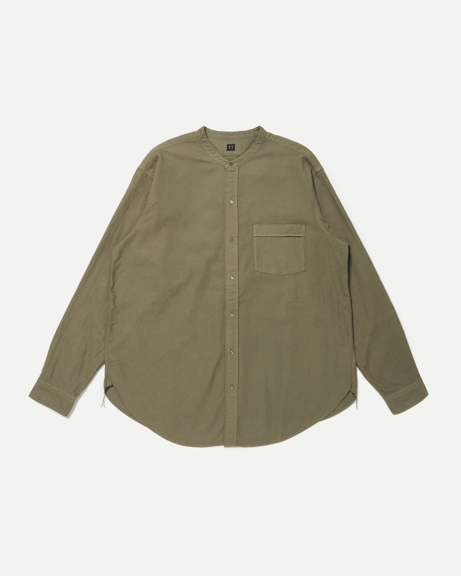 LOT.104 BAND COLLAR SHIRT