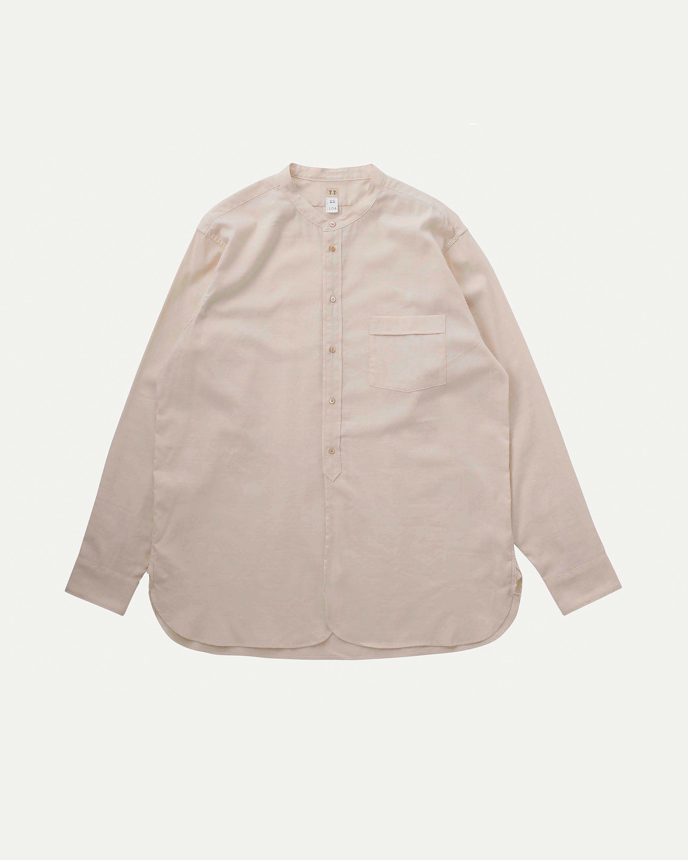 LOT.104 BAND COLLAR SHIRT