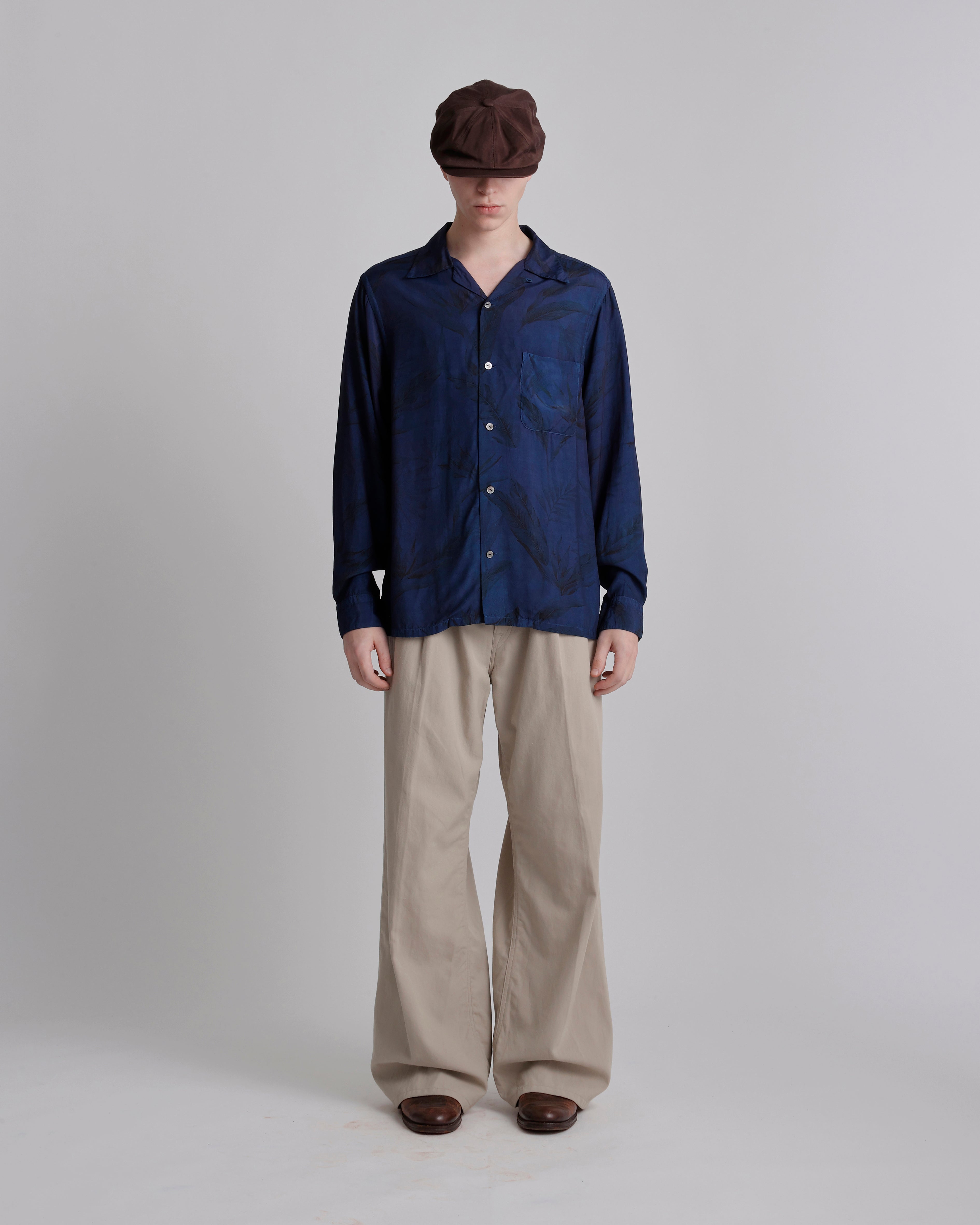 LOT.101 OPEN COLLAR SHIRT