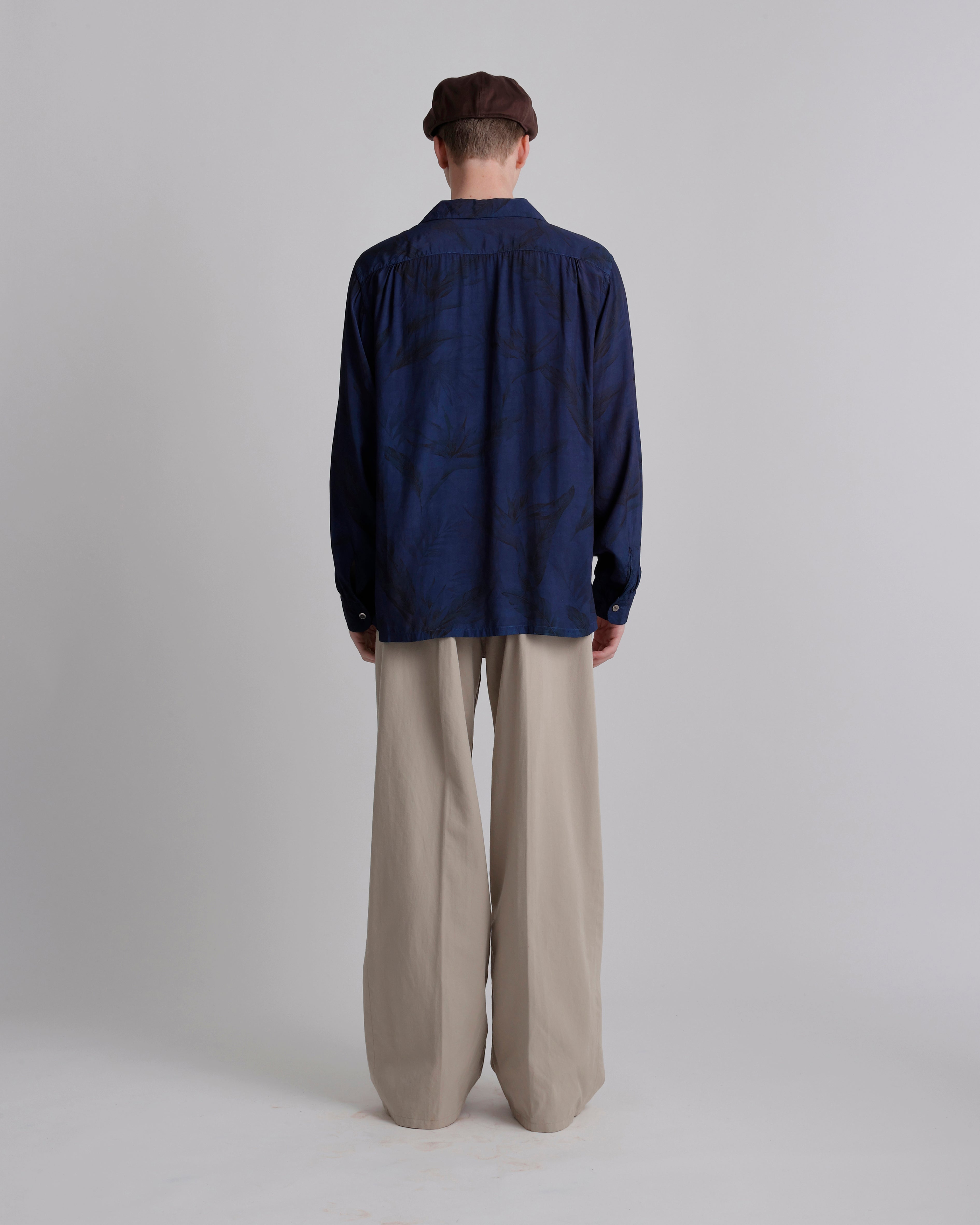 LOT.101 OPEN COLLAR SHIRT
