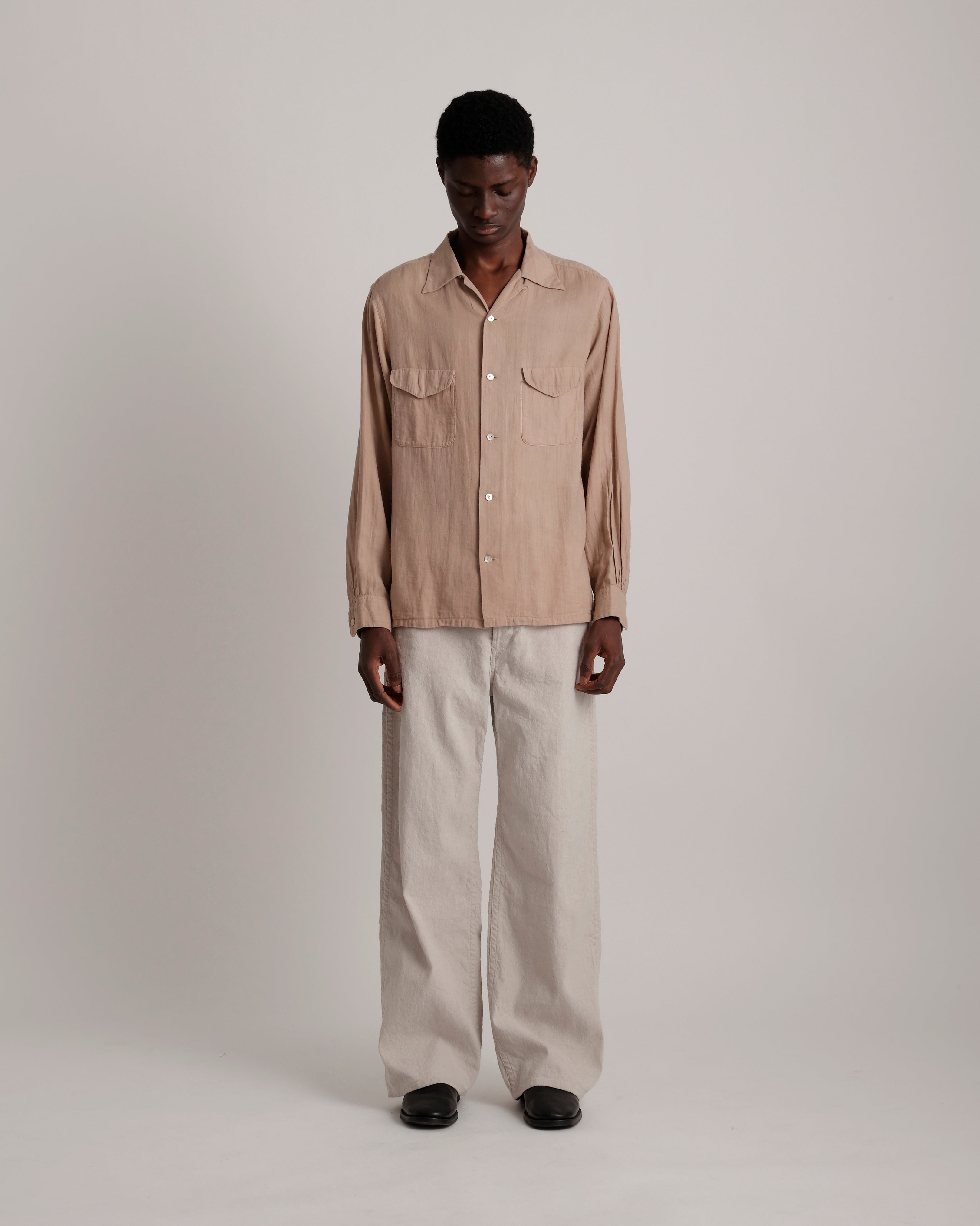 T.T | Taiga Takahashi - LOT.101 OPEN COLLAR SHIRT