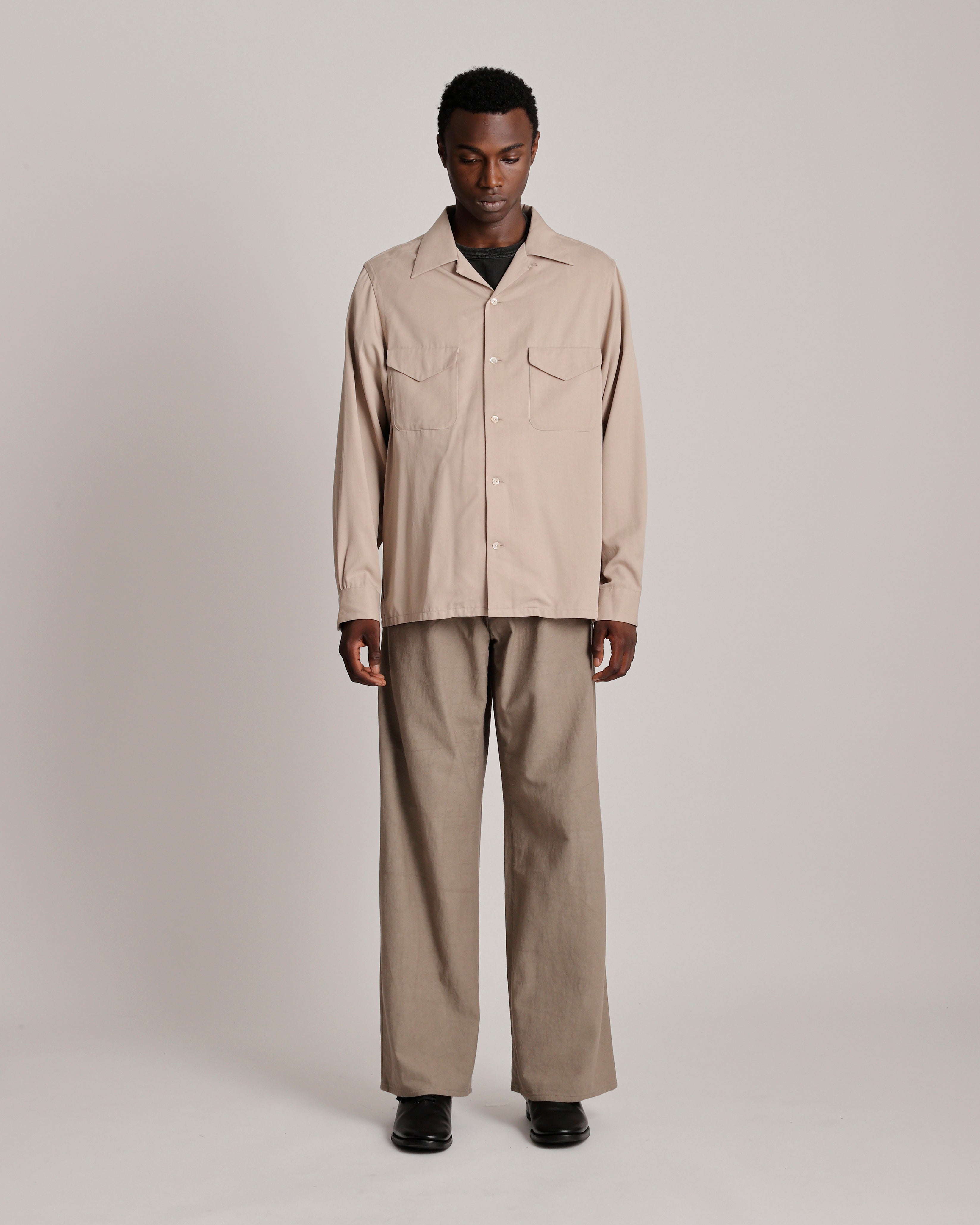 LOT.101 OPEN COLLAR SHIRT