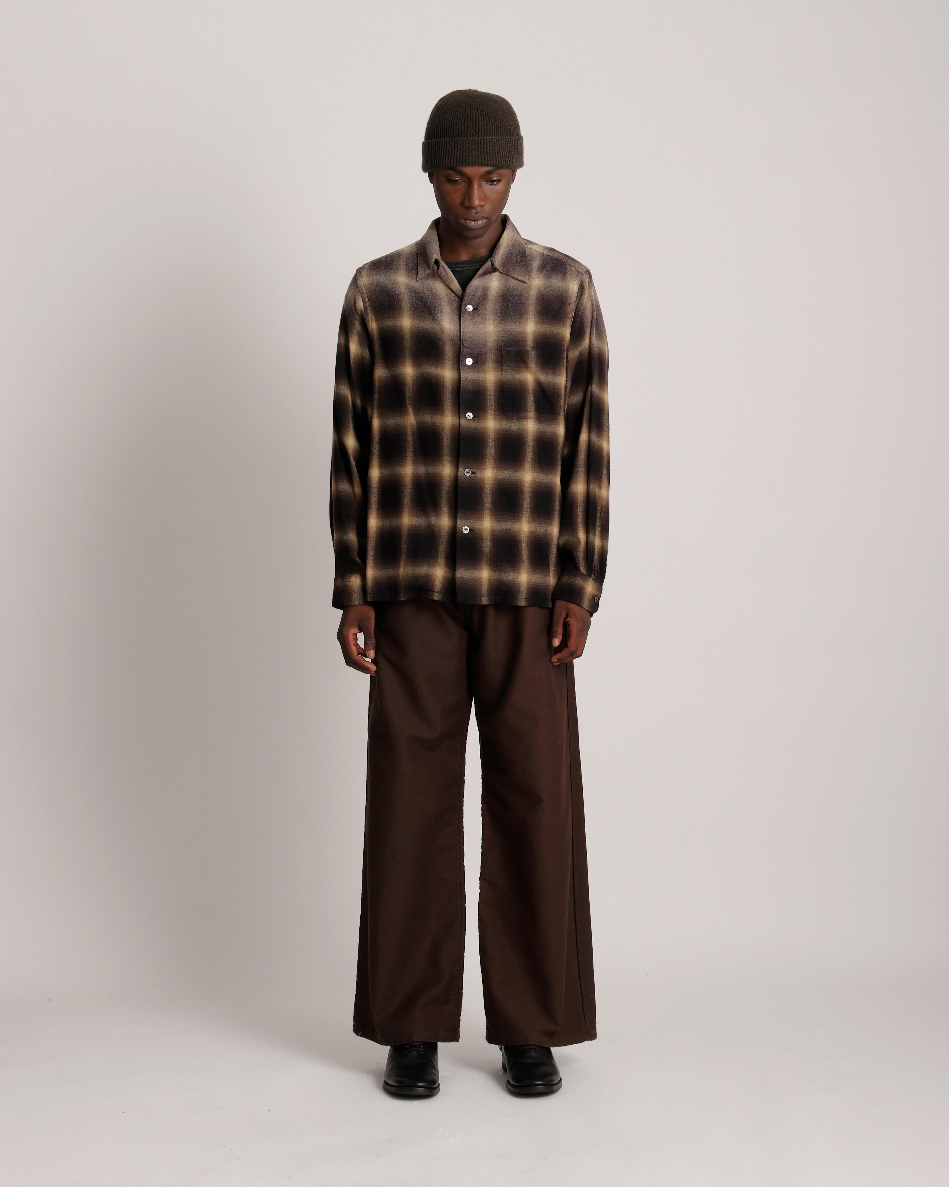 LOT.101 OPEN COLLAR SHIRT