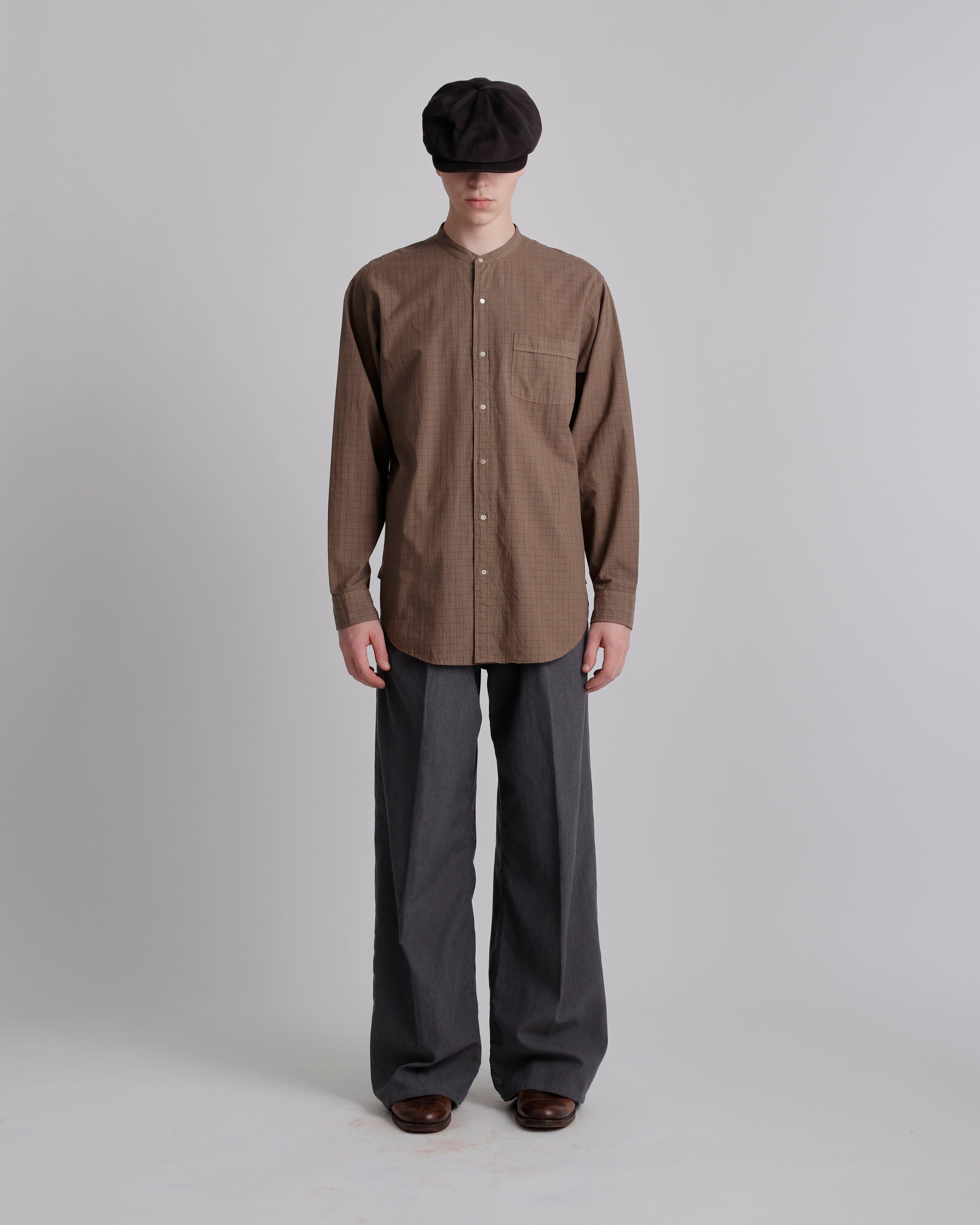 LOT.104 BAND COLLAR SHIRT