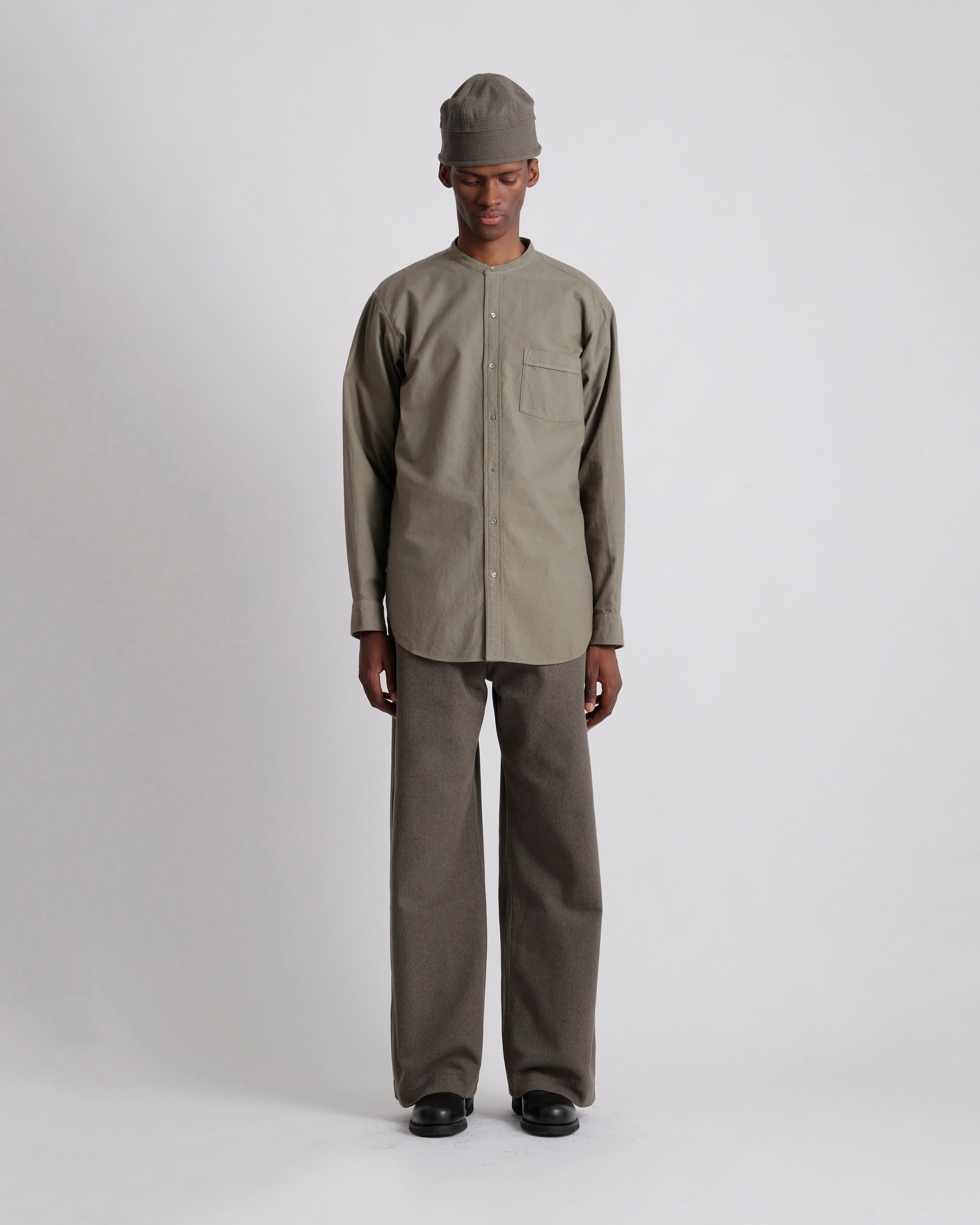 LOT.104 BAND COLLAR SHIRT