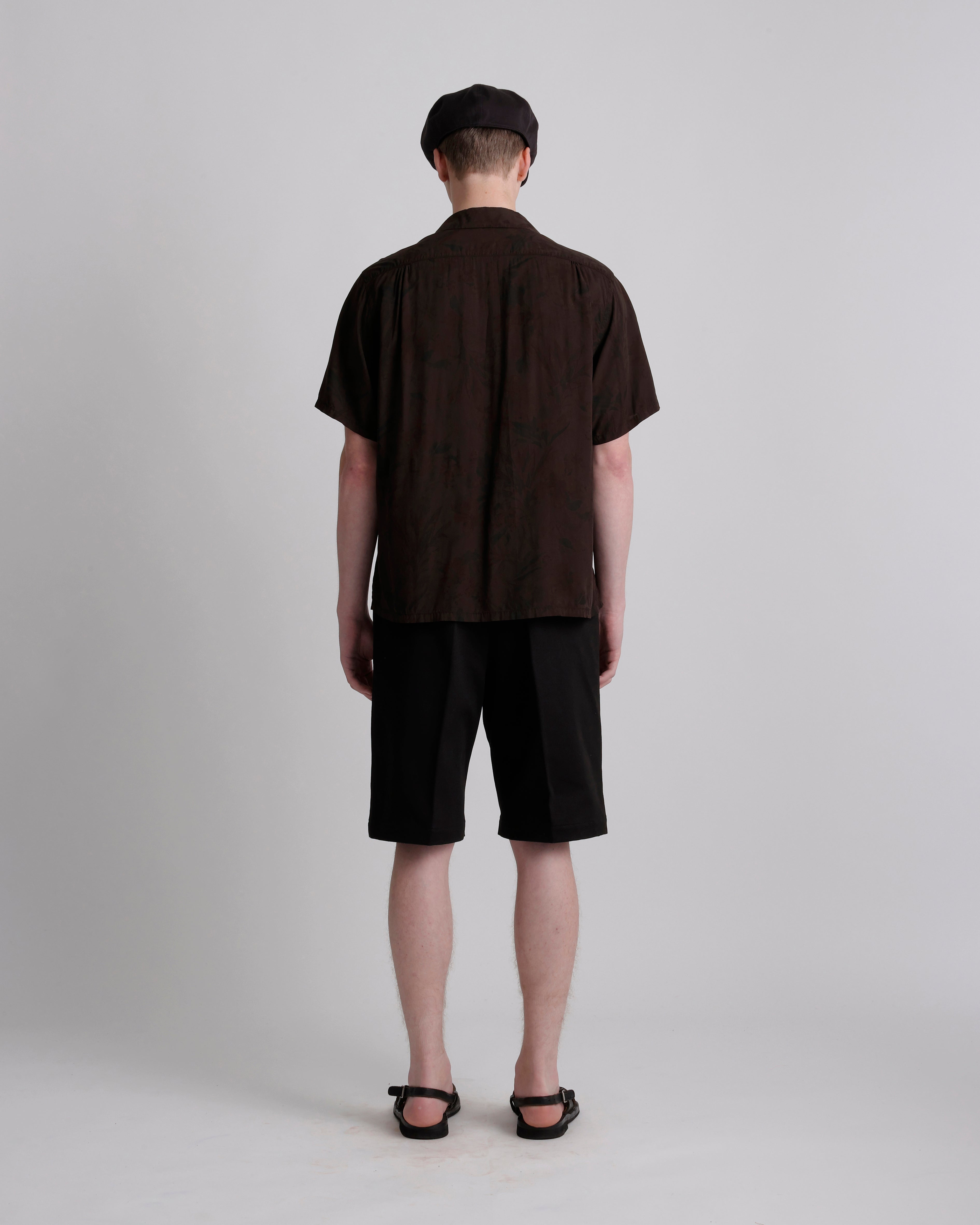 LOT.113 OPEN COLLAR SHIRT