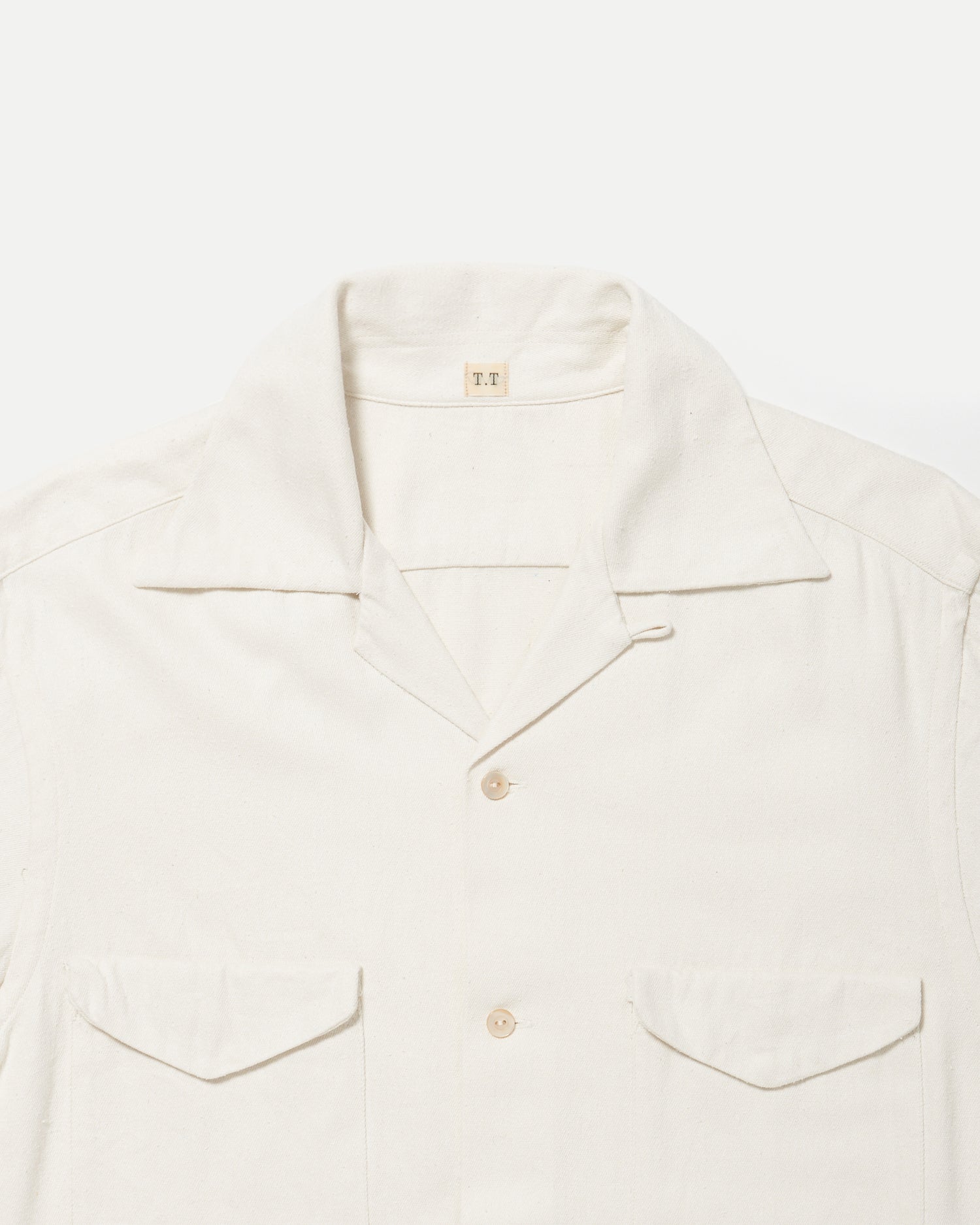 LOT.101 OPEN COLLAR SHIRT