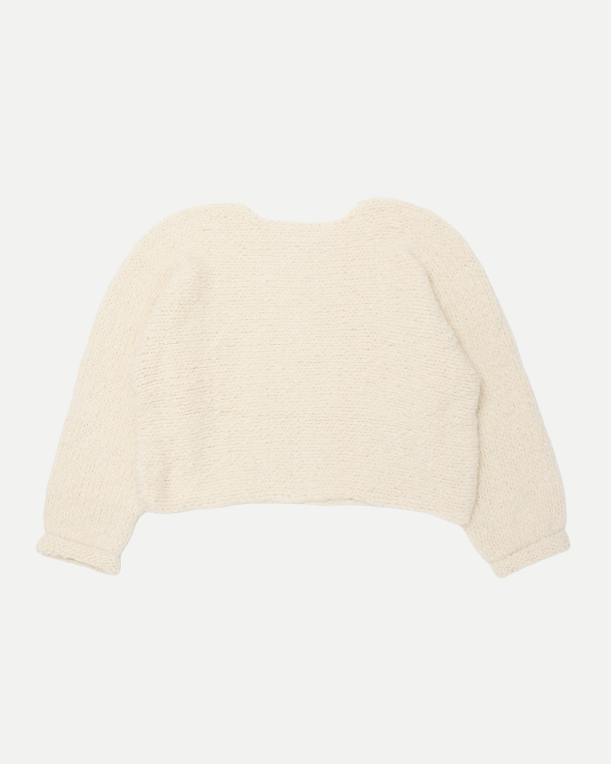 SUPER BABY ALPACA HAND KNITTED CREW NECK P/O