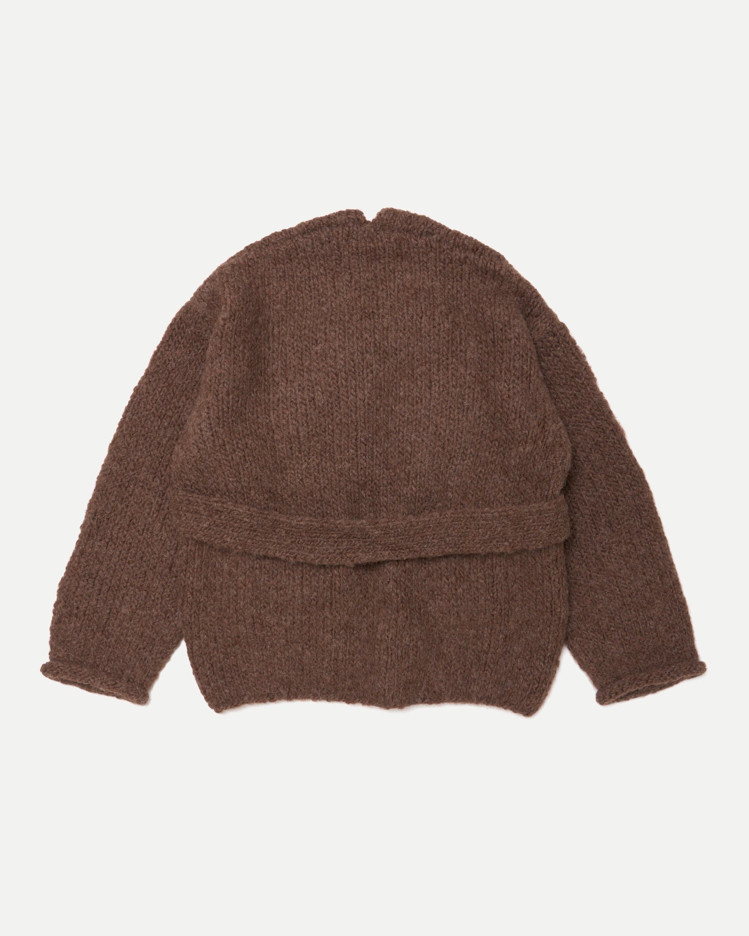 T.T | Taiga Takahashi - SUPER BABY ALPACA HAND KNITTED BELTED CARDIGAN