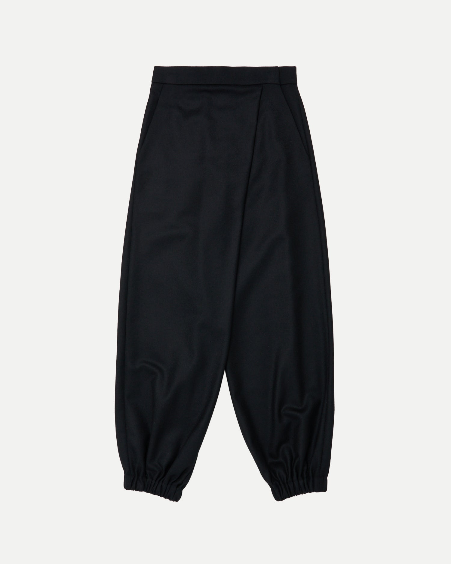 WIDE TUCK TROUSERS