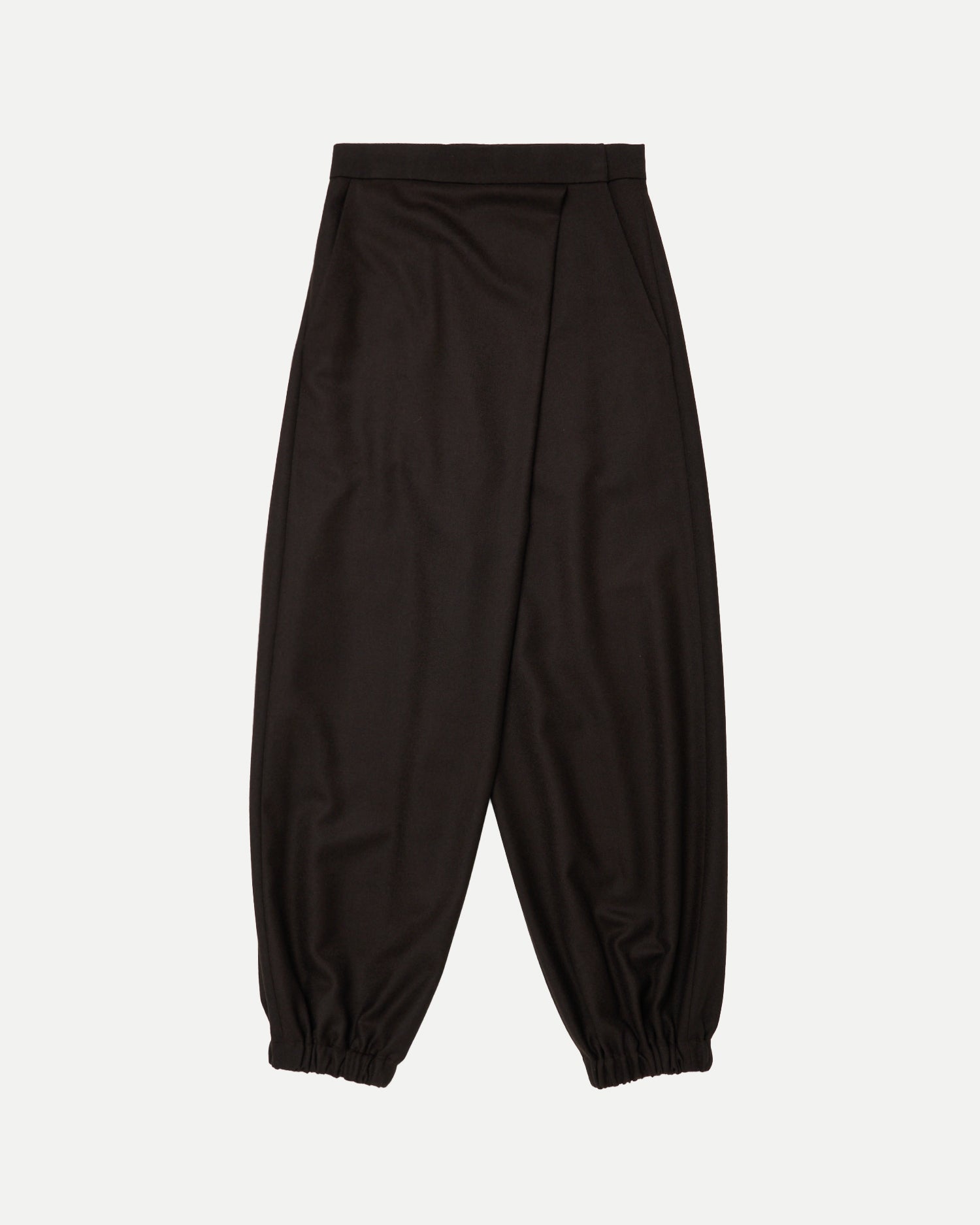 WIDE TUCK TROUSERS