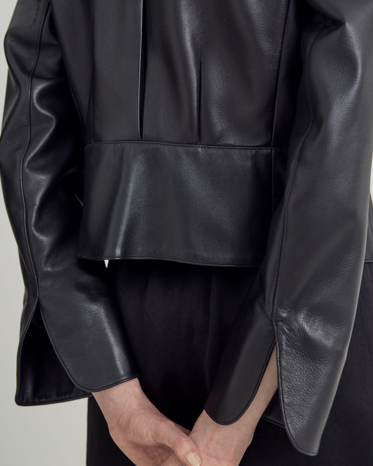 T.T | Taiga Takahashi - ZIP UP LEATHER JACKET