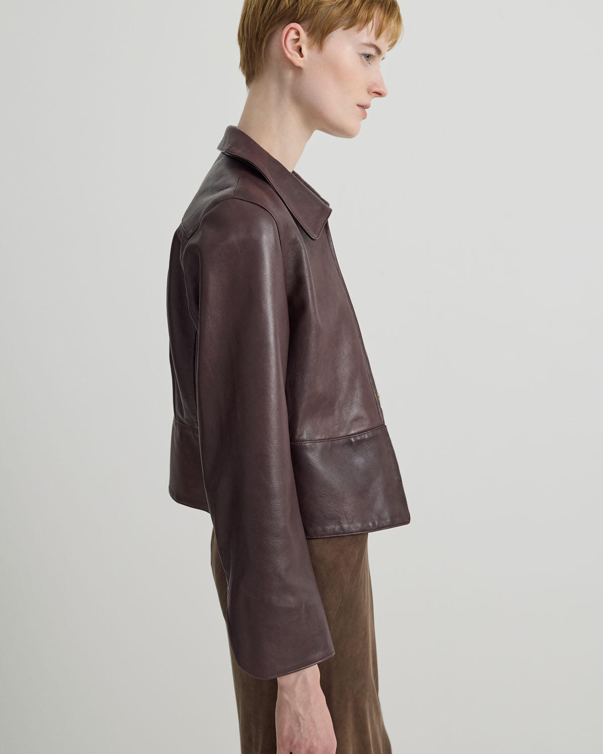 T.T | Taiga Takahashi - ZIP UP LEATHER JACKET