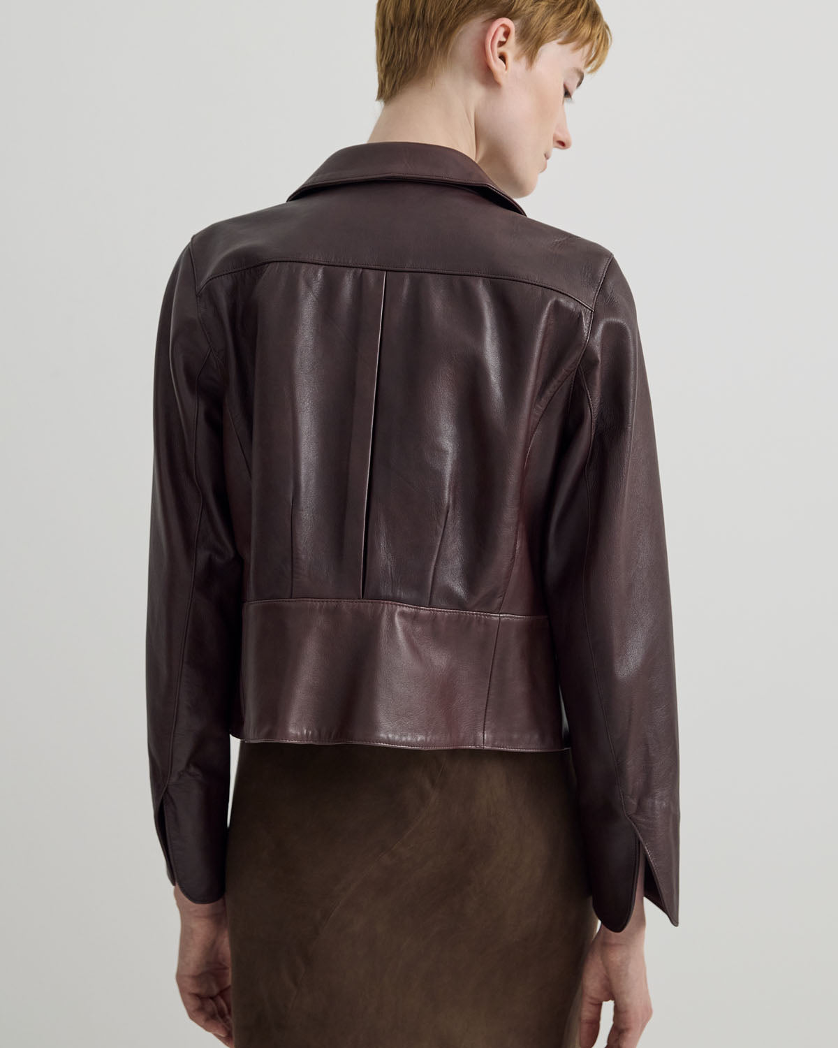 T.T | Taiga Takahashi - ZIP UP LEATHER JACKET
