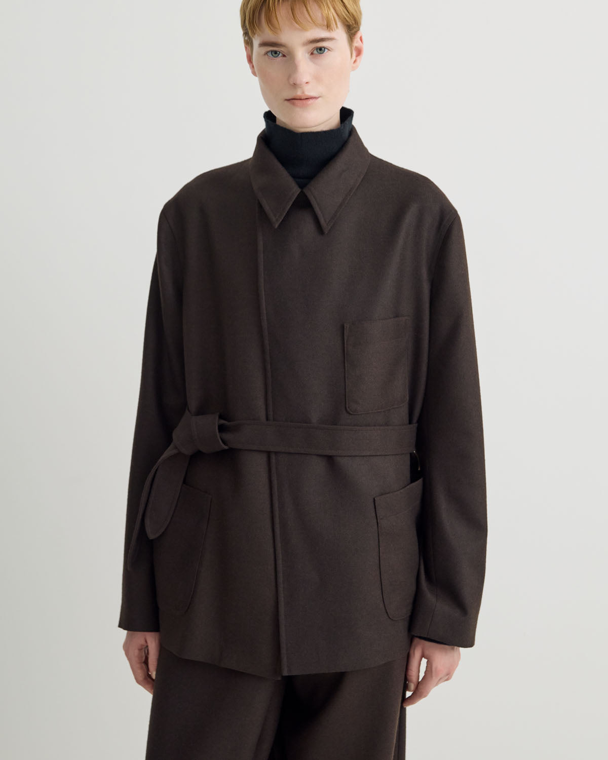 BELTED JACKET