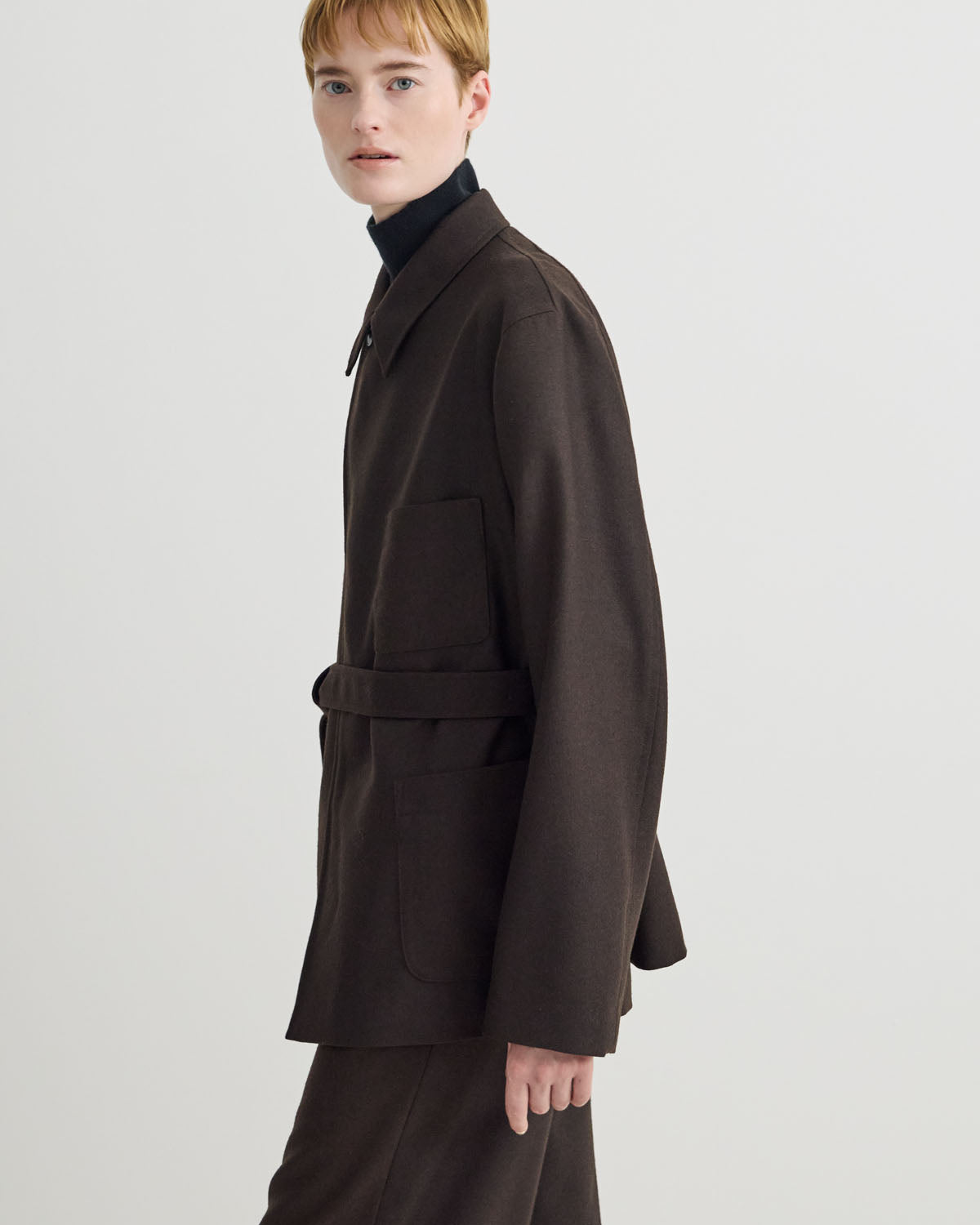BELTED JACKET