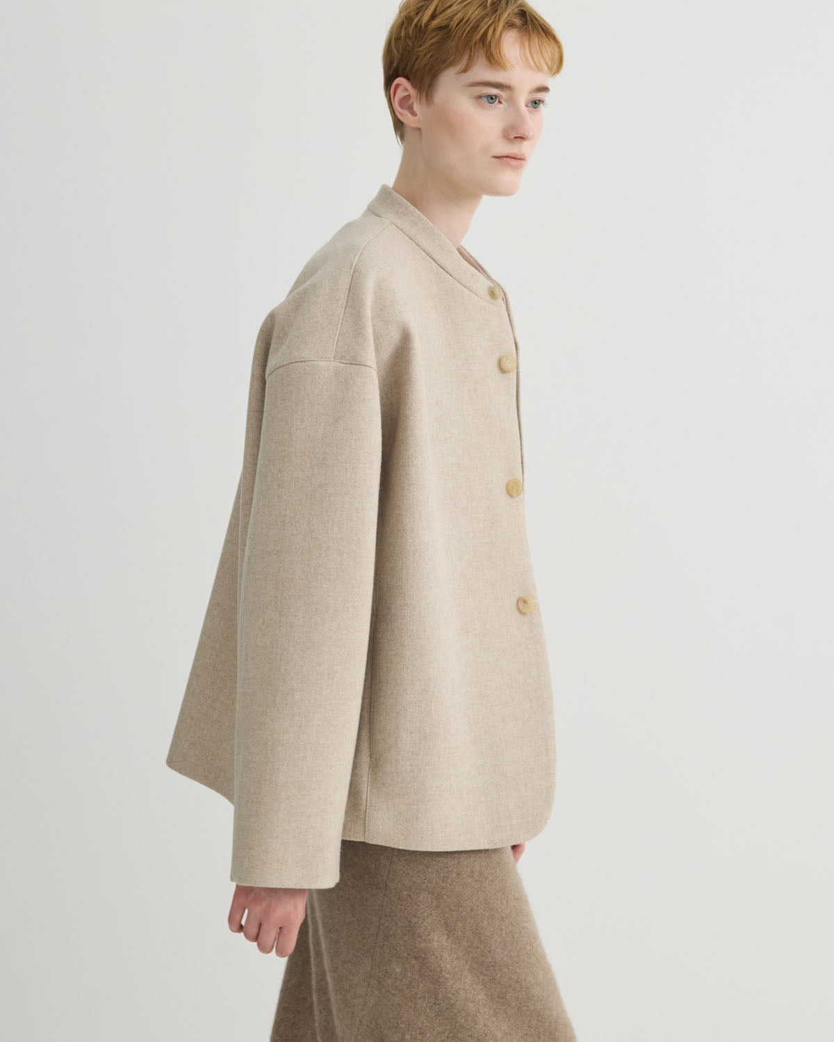 STAND COLLAR JACKET