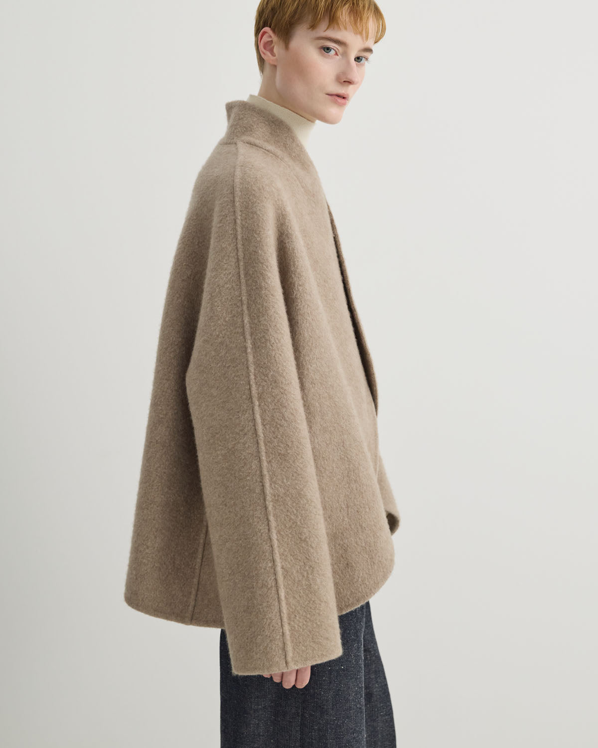 DOUBLE FACE CIRCLE JACKET