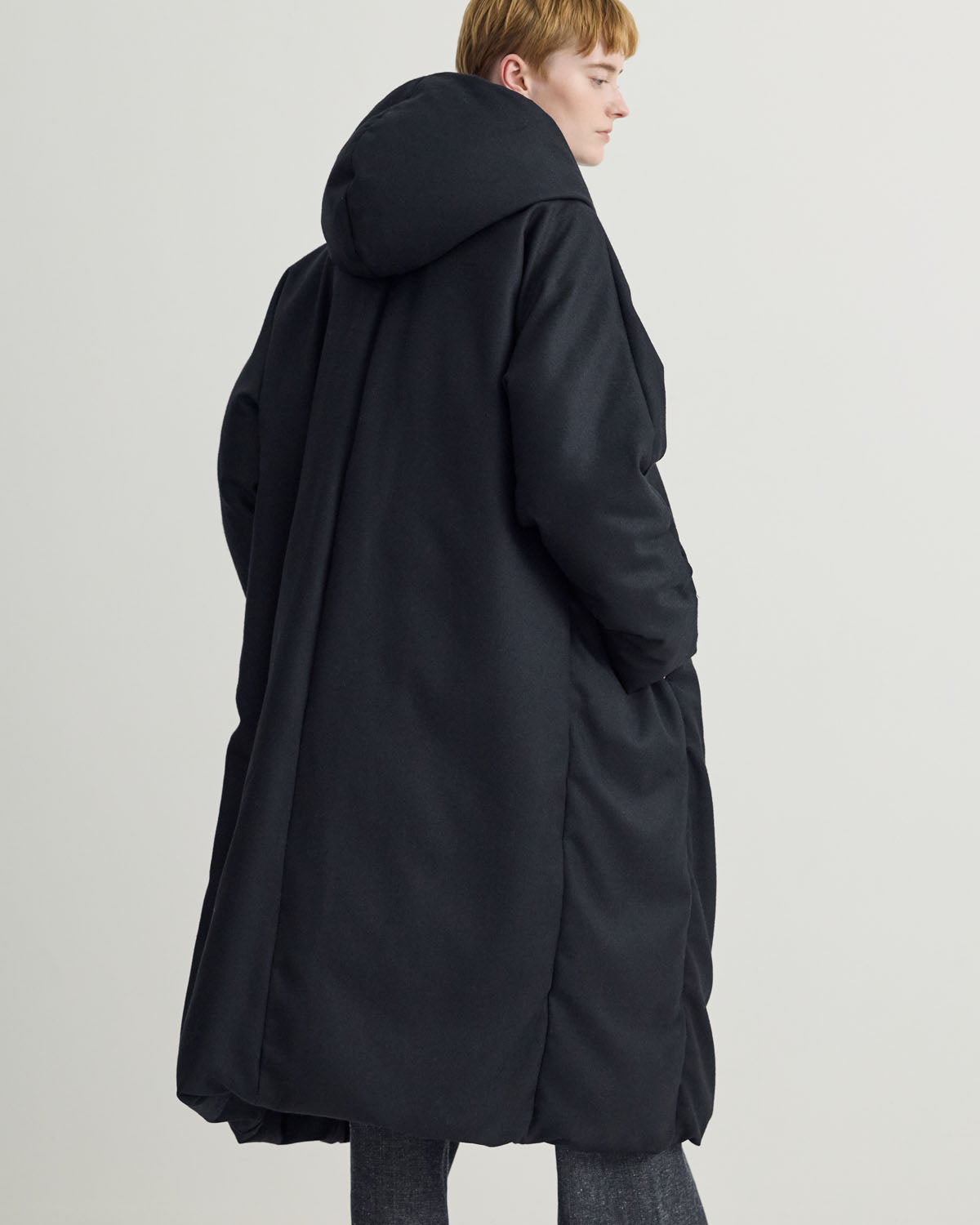 極美品 アルページュストーリー 高橋志津奈さんコラボ　コクーンPコート ツイード T.T | Taiga Takahashi - DOWN LONG COAT