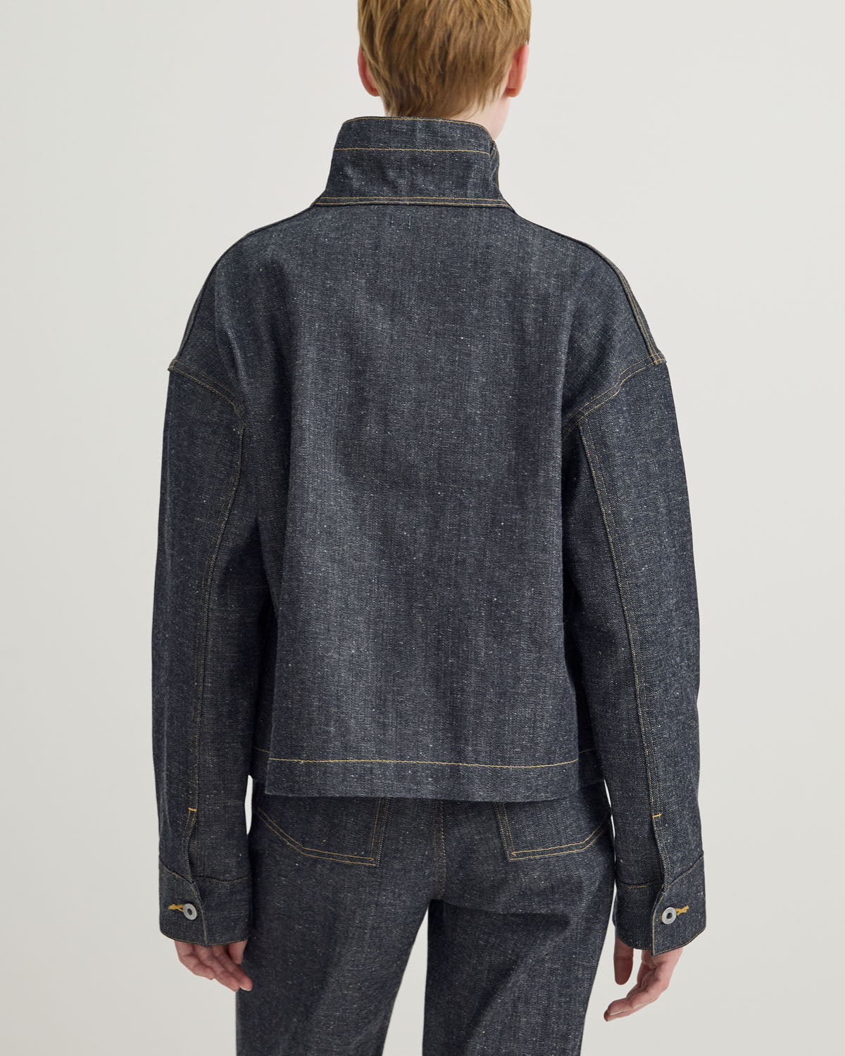 T.T | Taiga Takahashi - FUNNEL NECK DENIM COVERALL JACKET