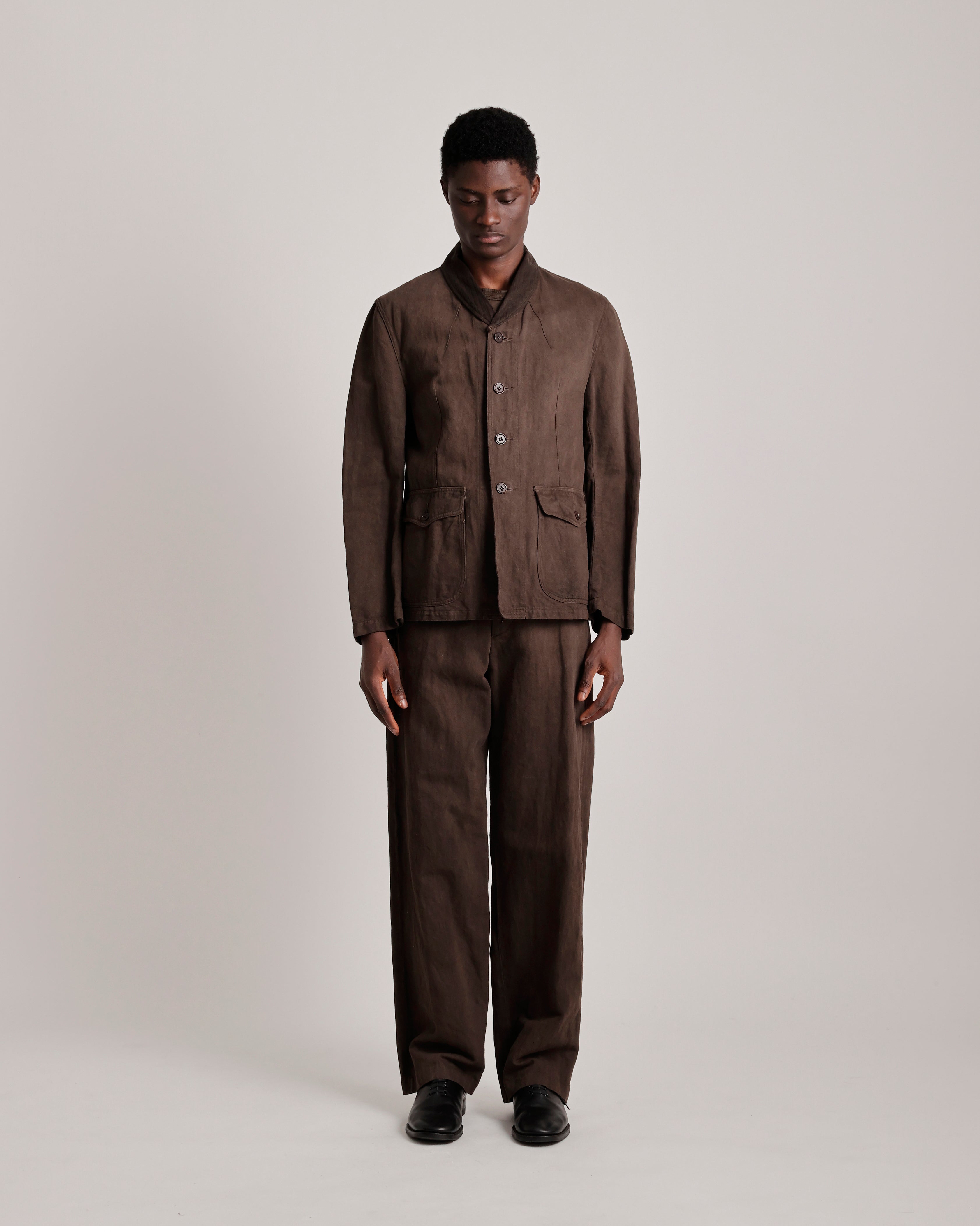 T.T | Taiga Takahashi - LOT.327 MODIFIED SHAWL COLLAR JACKET