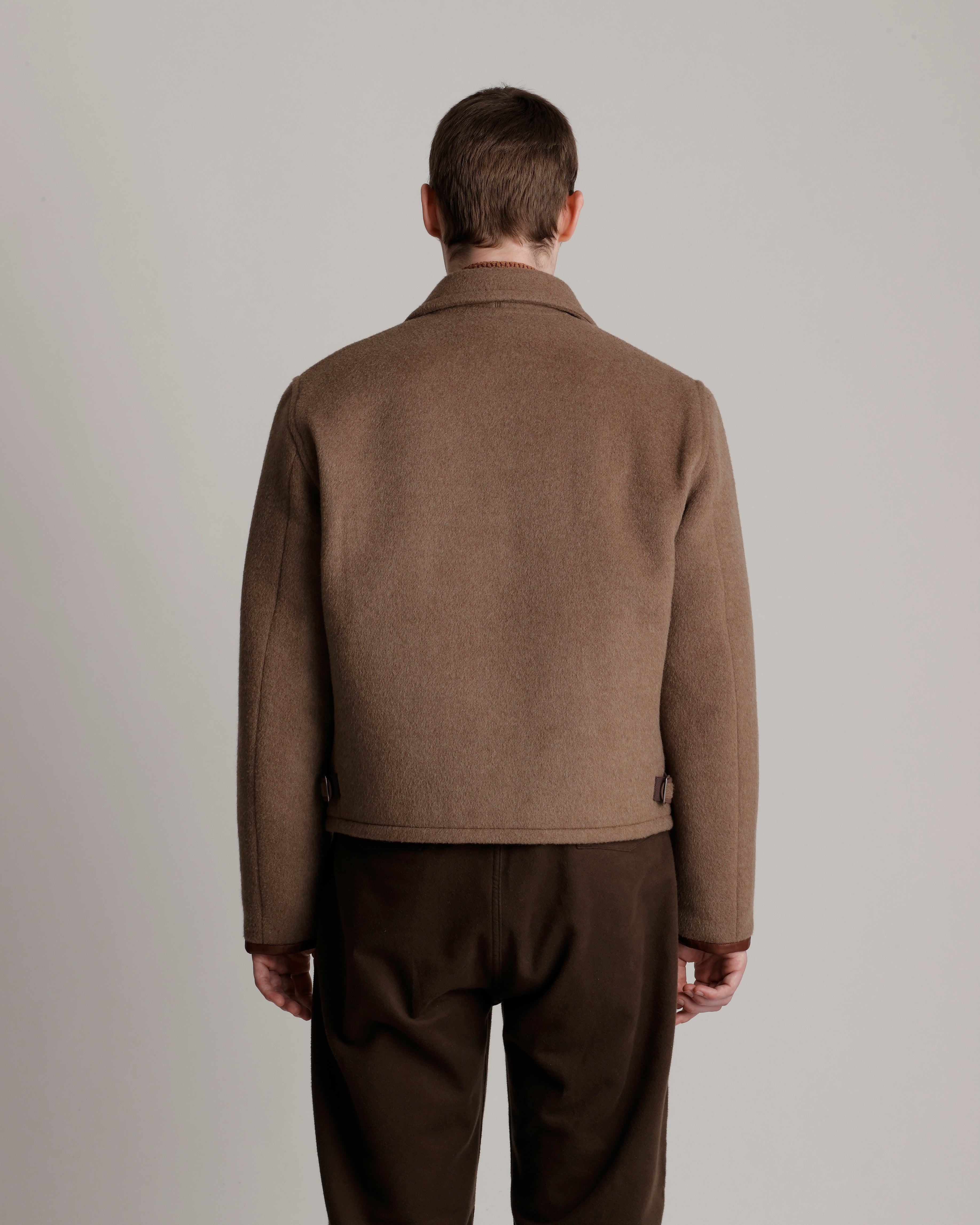 T.T | Taiga Takahashi - LOT.332 LEATHER-PIPED CUFF SPORTS JACKET