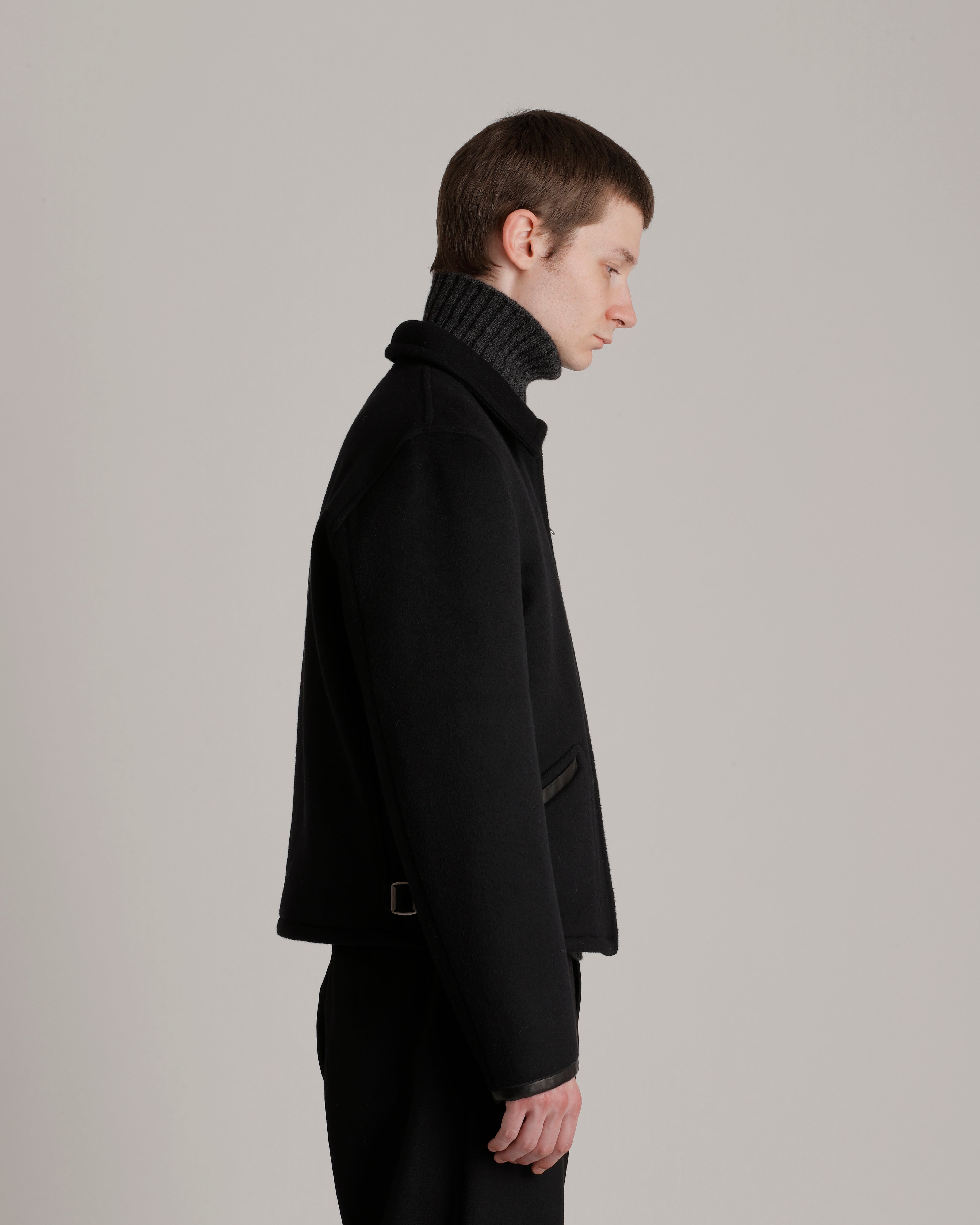 T.T | Taiga Takahashi - LOT.332 LEATHER-PIPED CUFF SPORTS JACKET