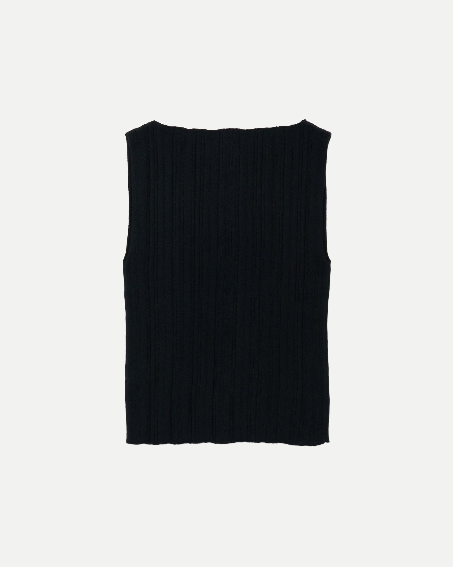BABY CASHMERE NO SLEEVE PULLOVER