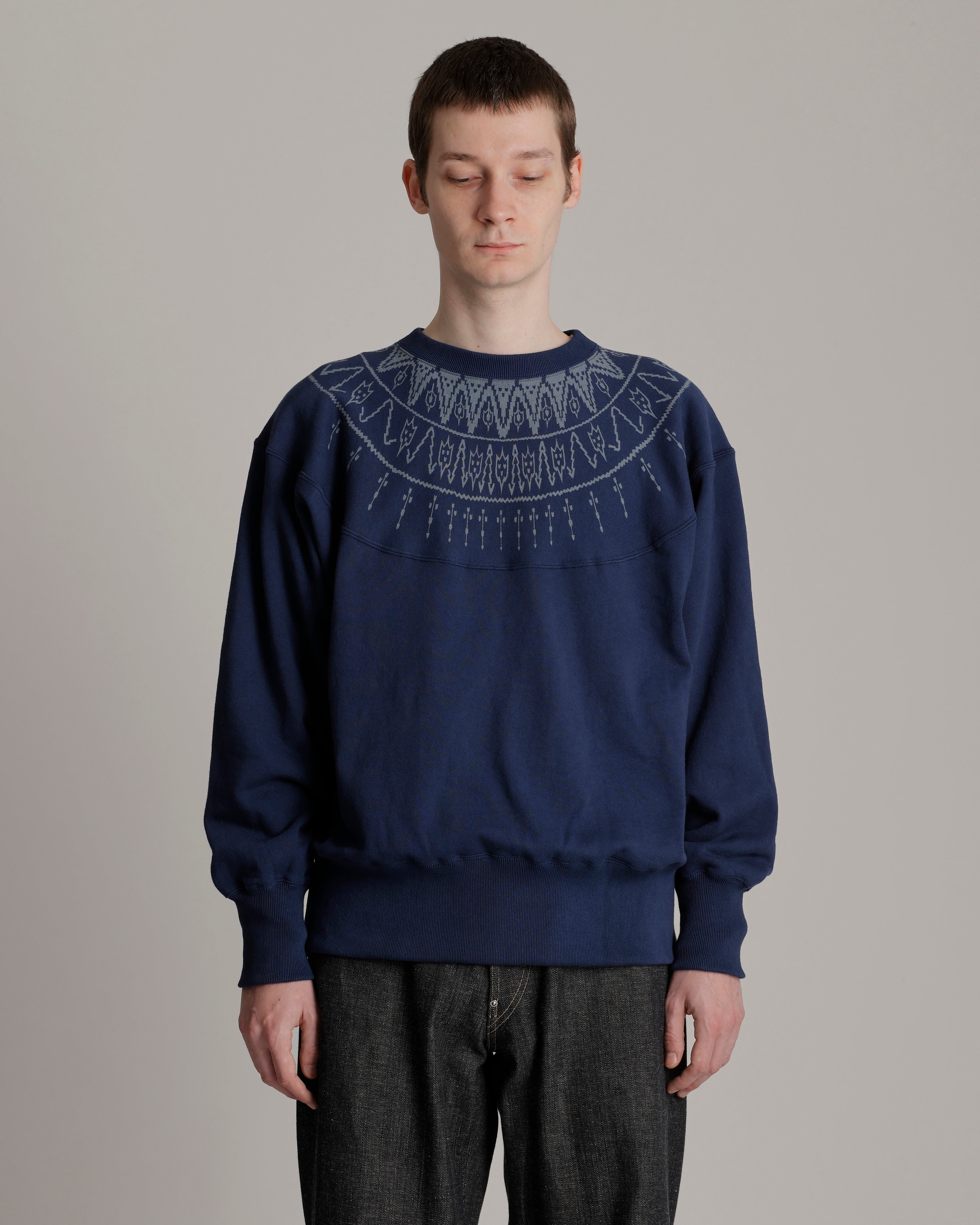 LOT.624 NORDIC PATTERN SWEATSHIRT