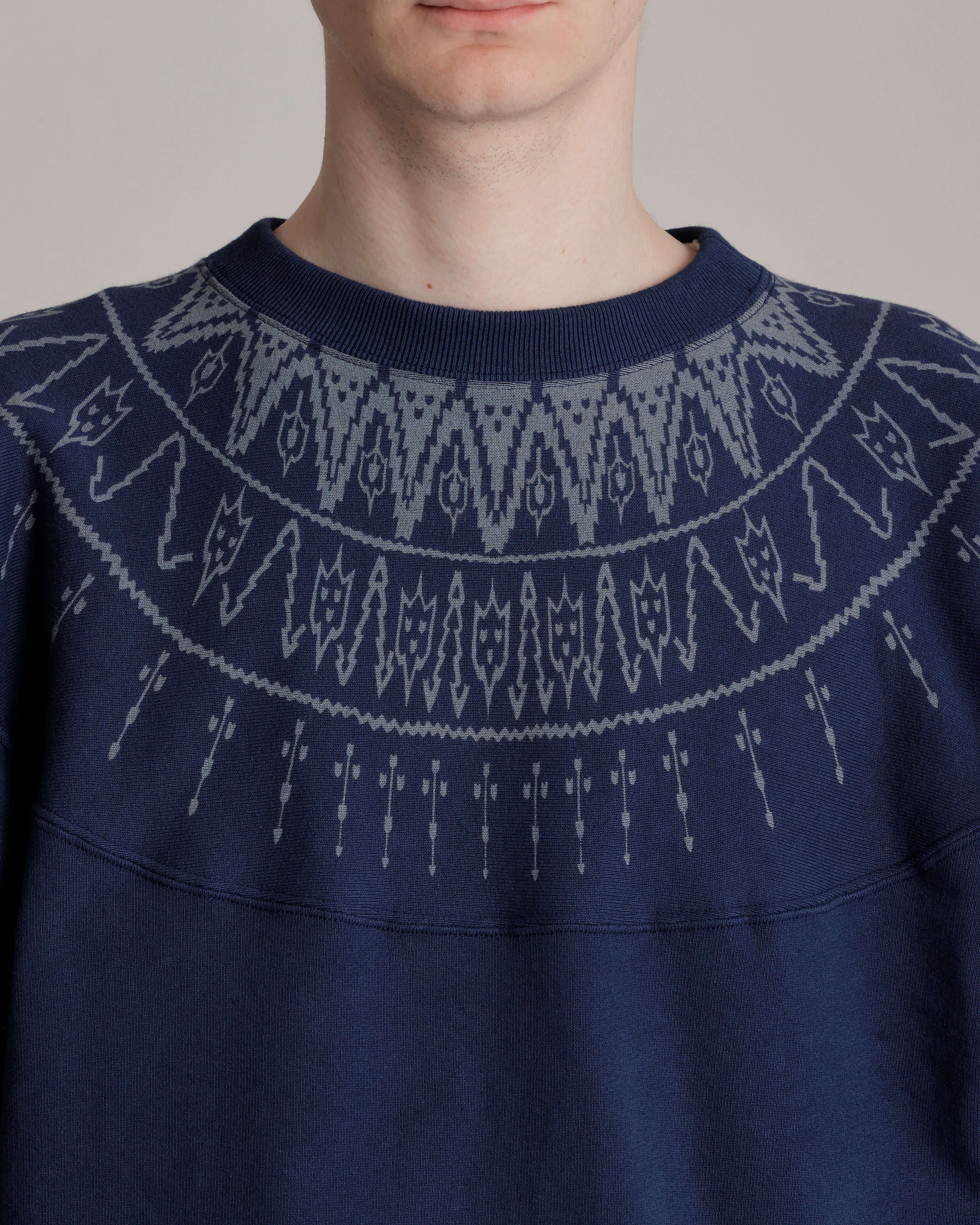 LOT.624 NORDIC PATTERN SWEATSHIRT