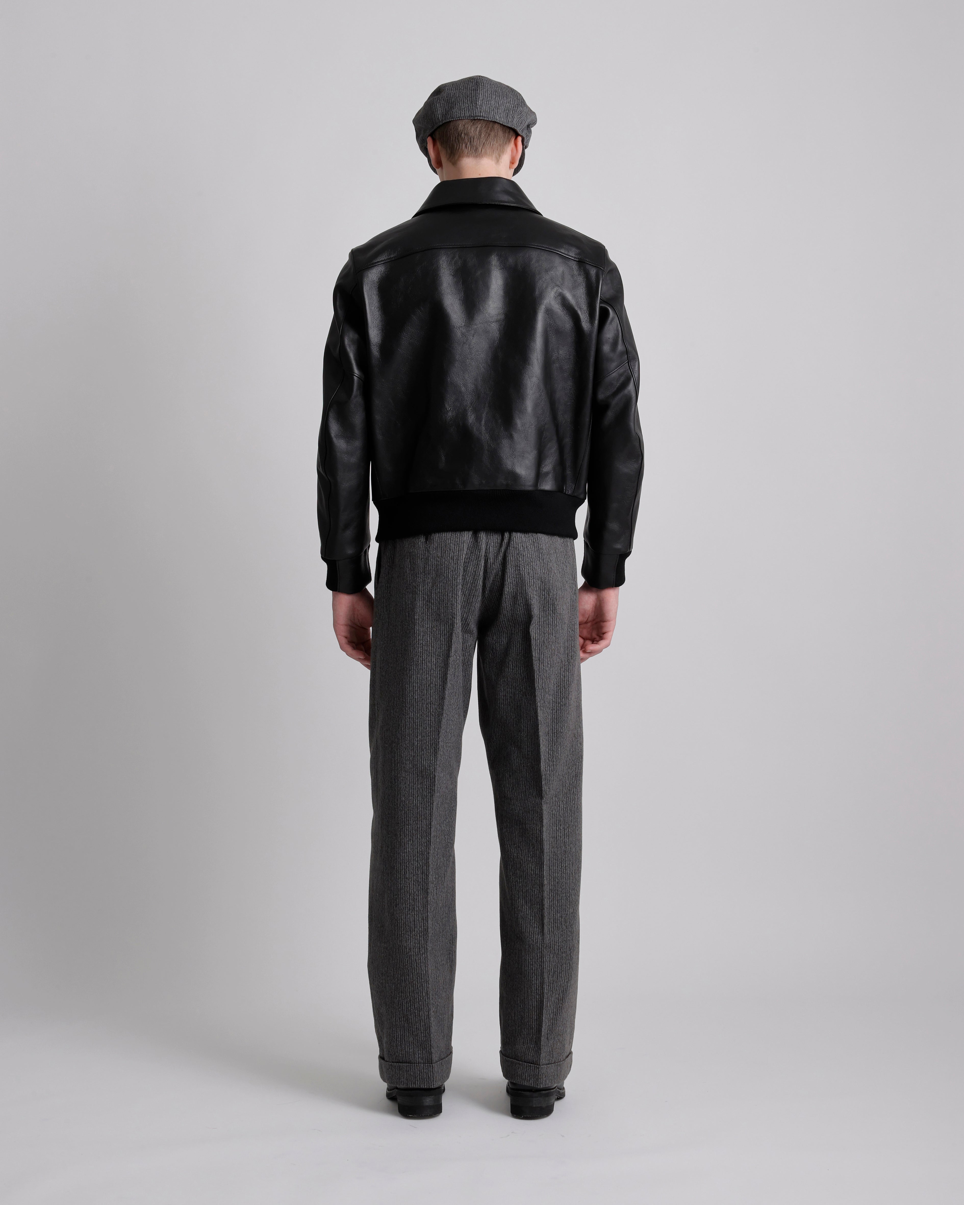 LOT.806 C.1950'S SINGLE LEATHER JACKET