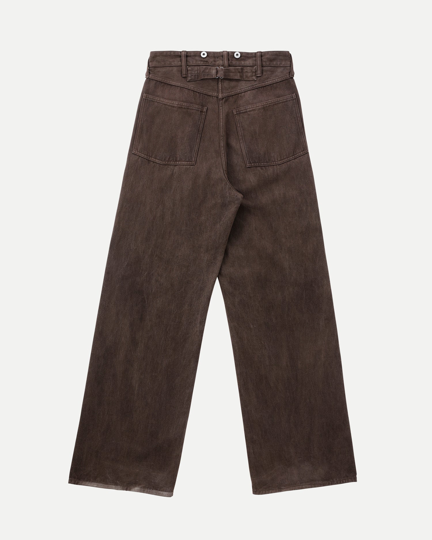 LOT.209 BUCKLE-BACKED TROUSERS