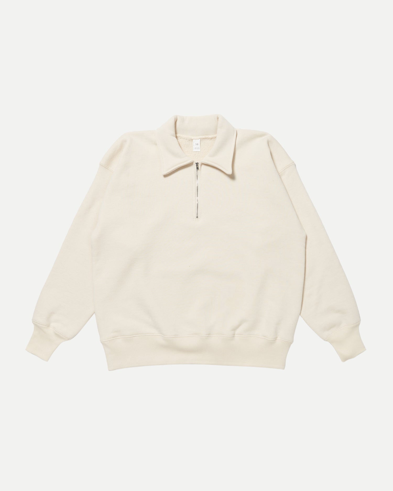 LOT.611 HALF ZIP SWEAT SHIRT