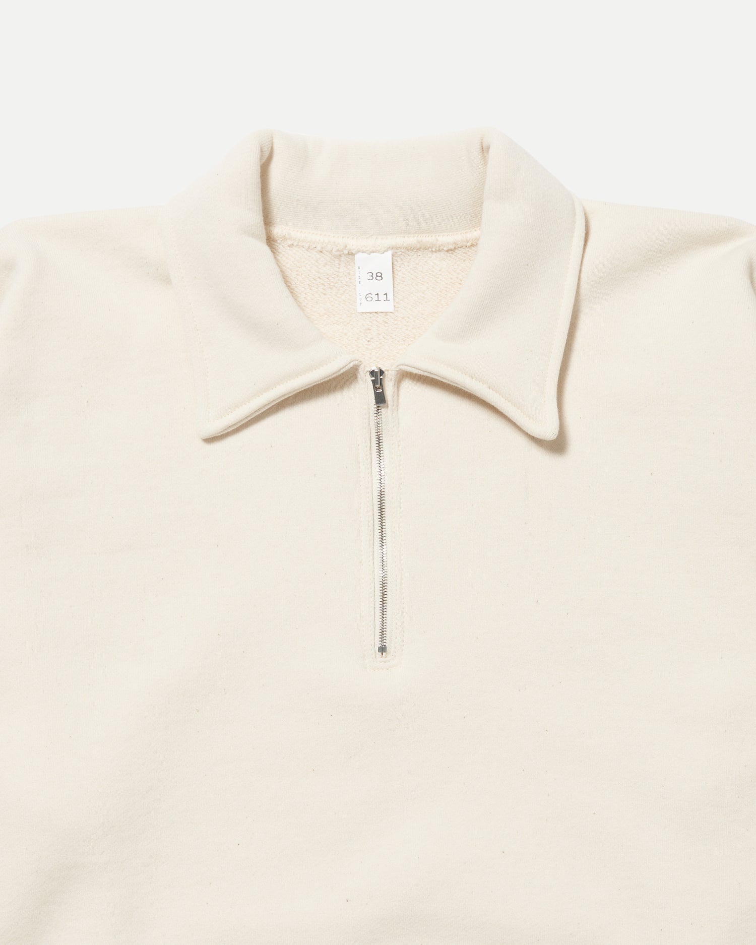 LOT.611 HALF ZIP SWEAT SHIRT