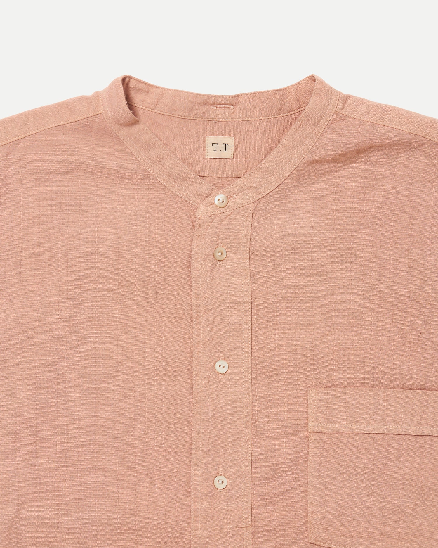 LOT.104 BAND COLLAR SHIRT