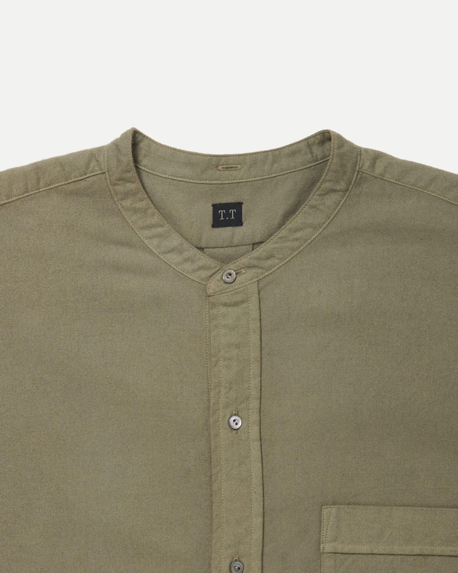 T.T | Taiga Takahashi - LOT.104 BAND COLLAR SHIRT