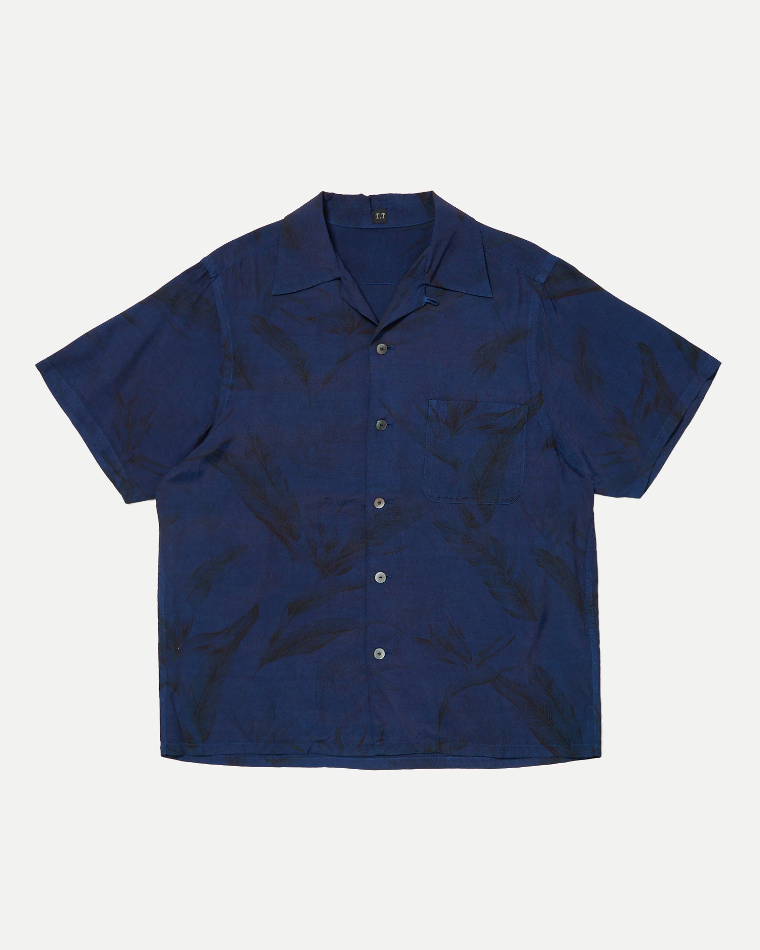 LOT.113 OPEN COLLAR SHIRT